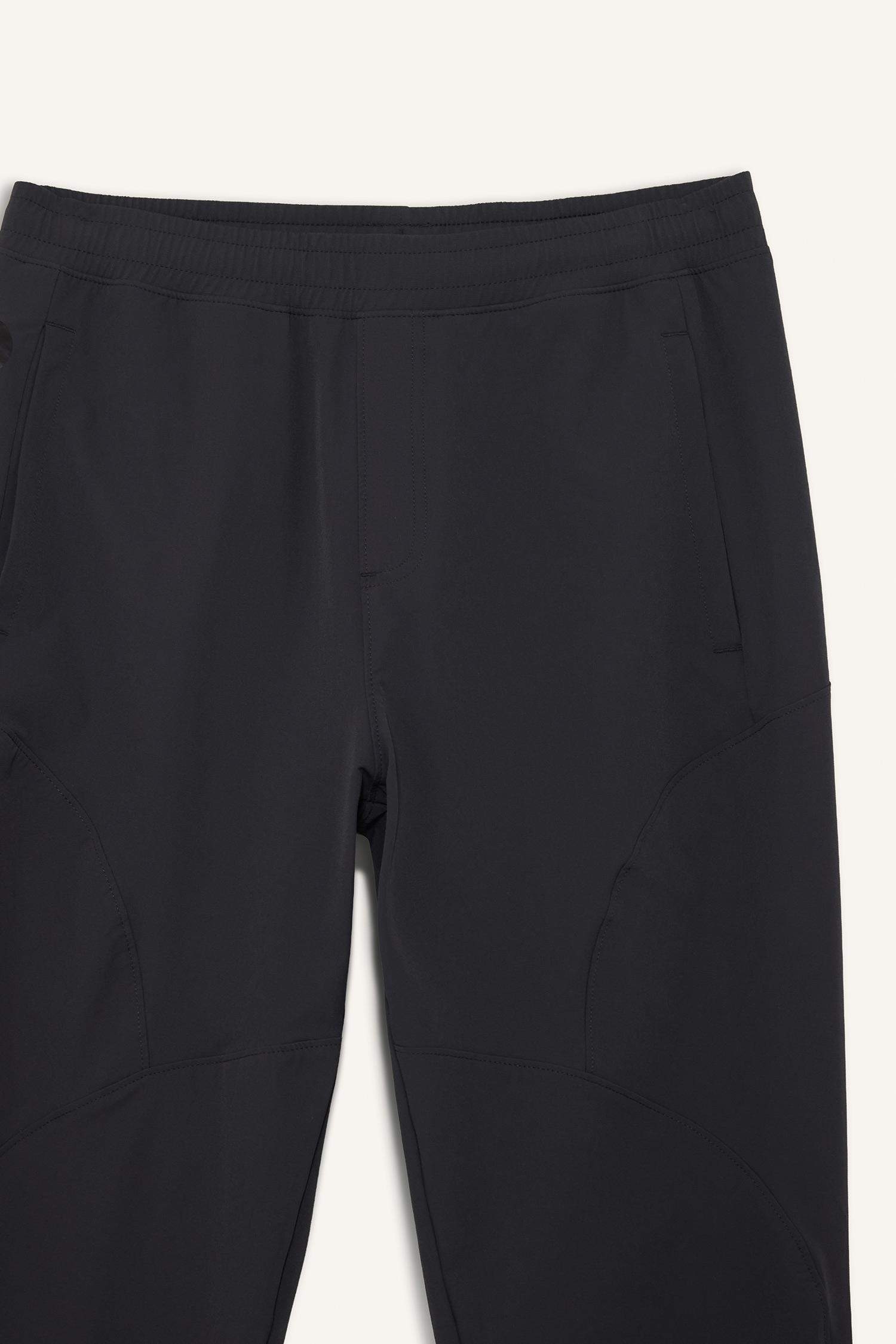 Slim Fit Dar Kesim Çift Cepli Fermuarlı Paça Dokuma Jogger