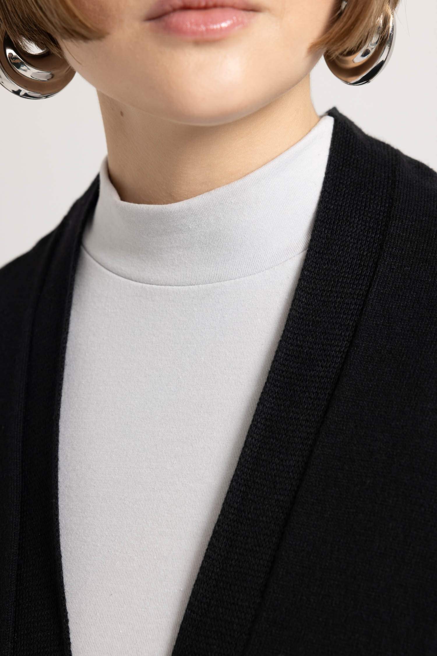 Cardigan coupe régulière à Col En V