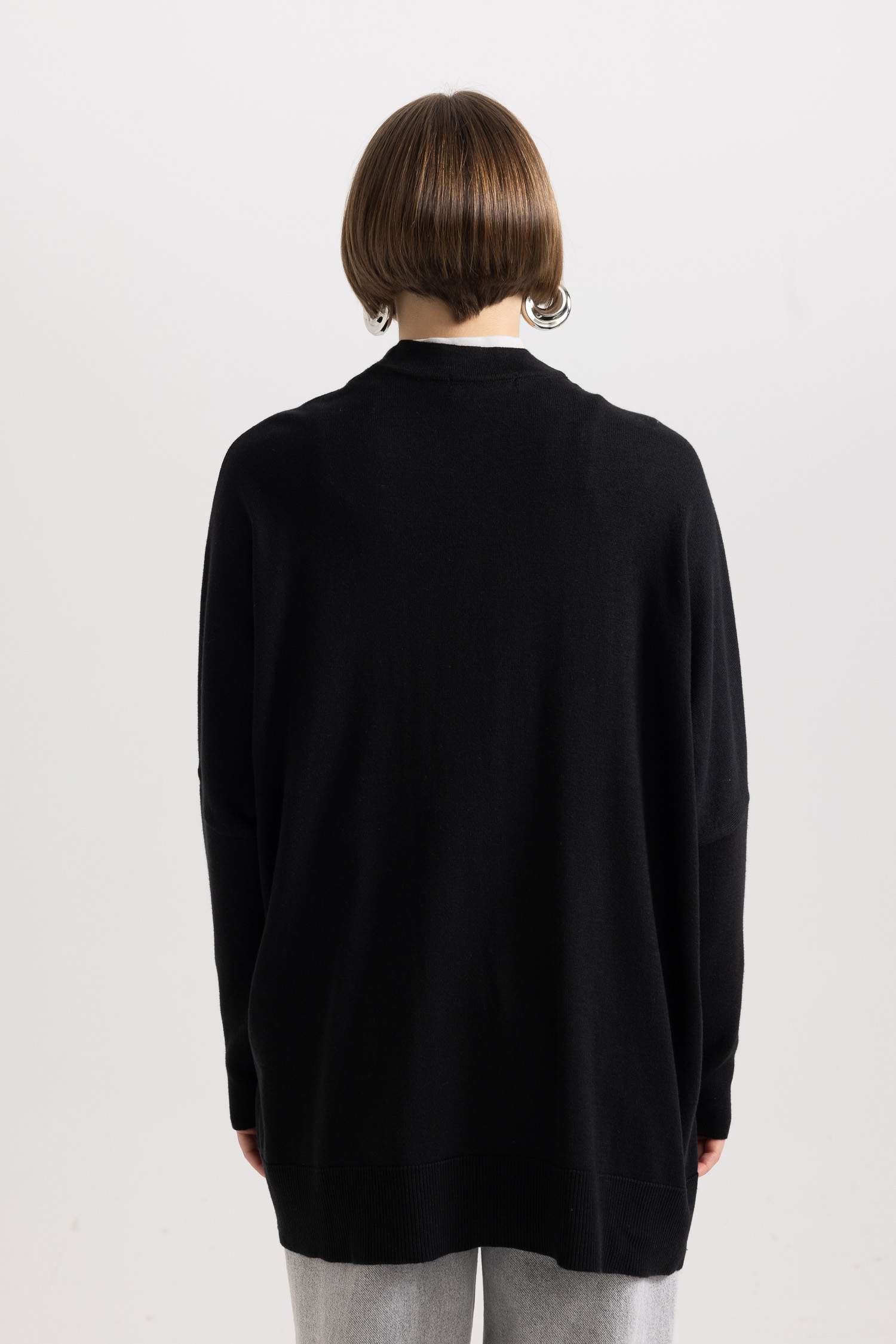 Cardigan coupe régulière à Col En V