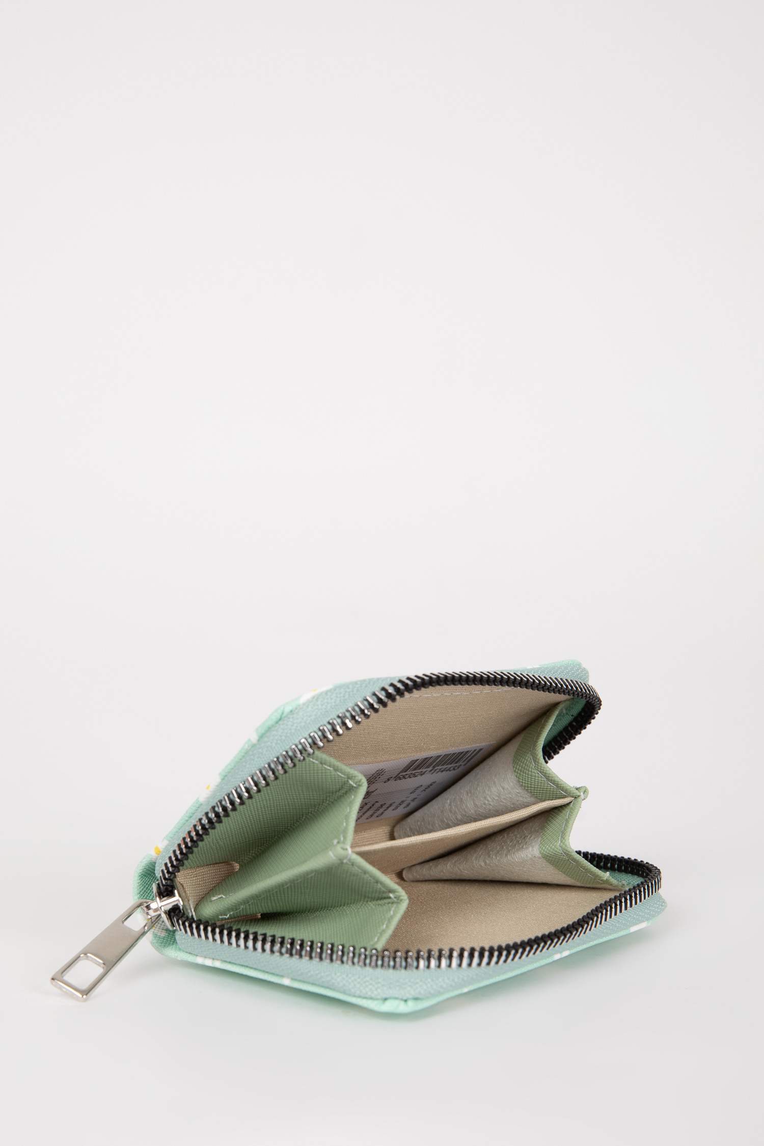 Kadın Çiçek Desenli Suni Deri Cüzdan