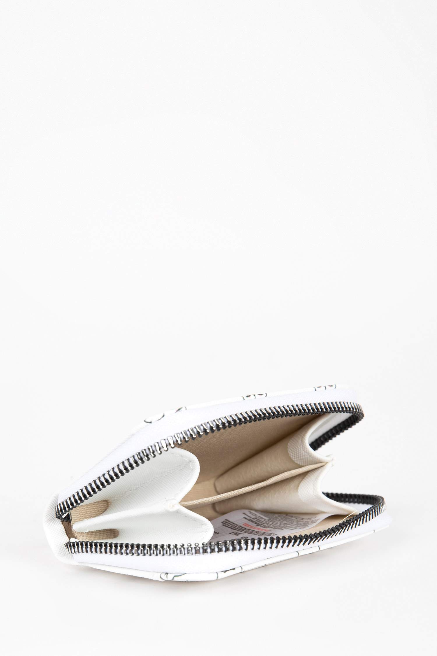 Kadın Kedi Desenli Suni Deri Cüzdan