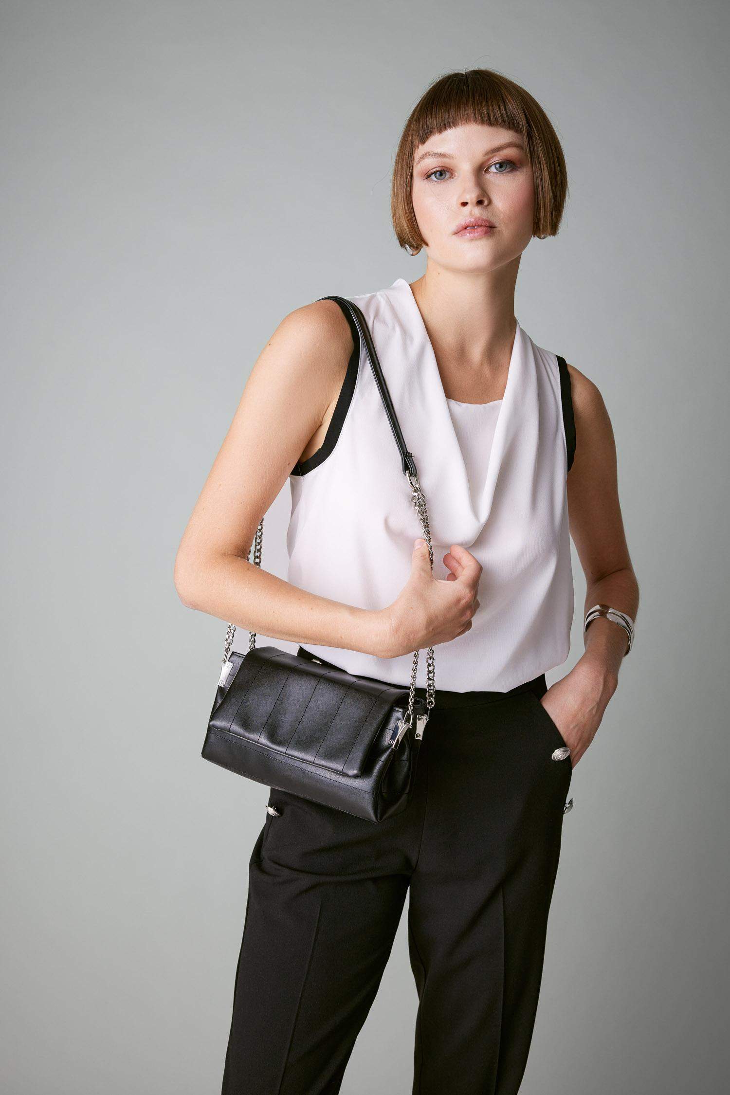 شنطة كتف نسائي جلد صناعي