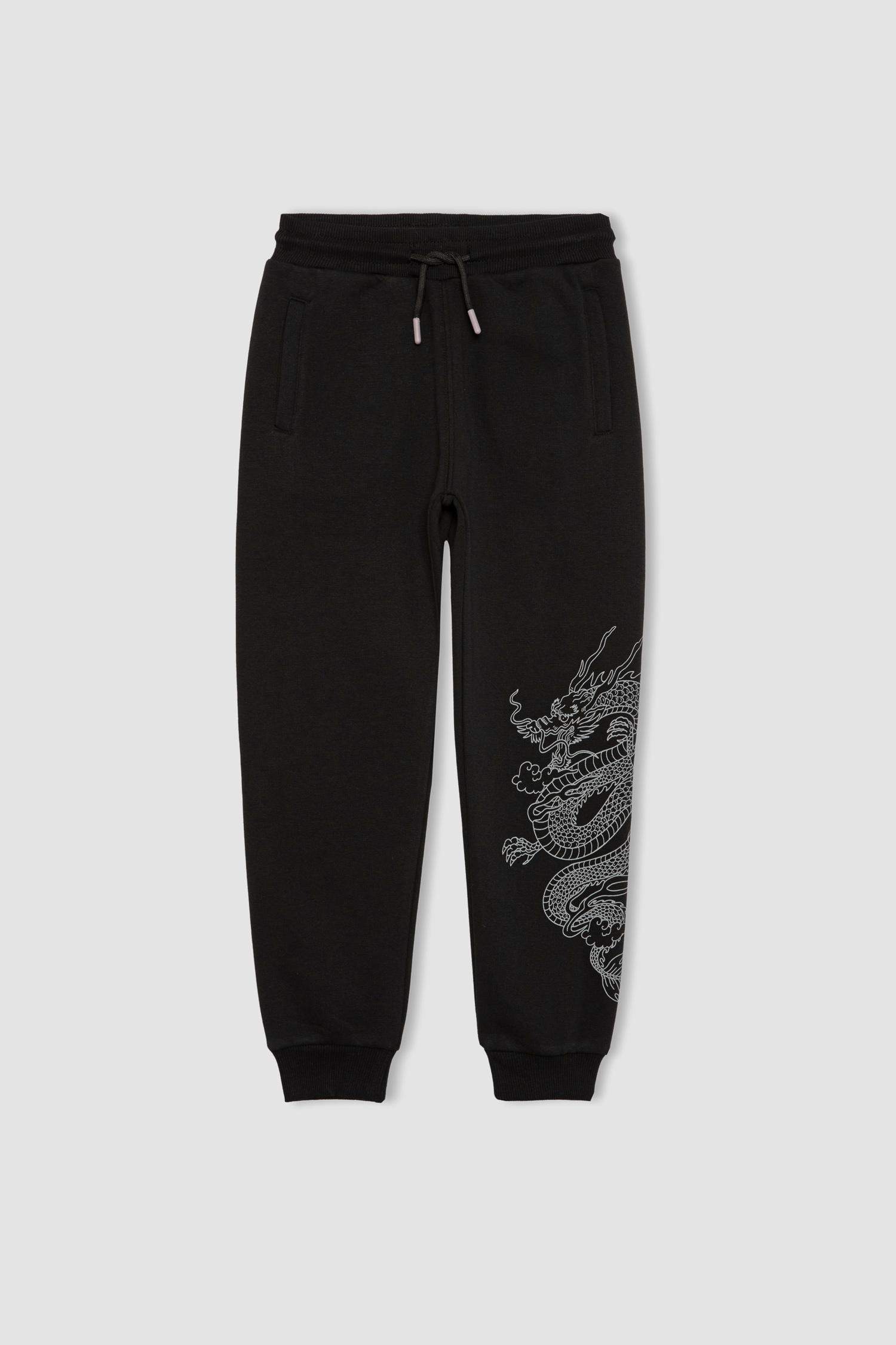 بنطلون سويت بانتس اولادي تقيل قصة عادية بأستك من تحت