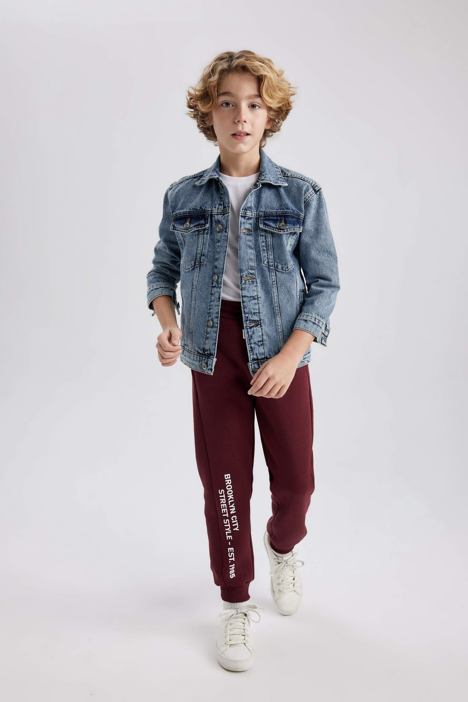 Boy Regular Fit Thick Sweatshirt Fabric Pant