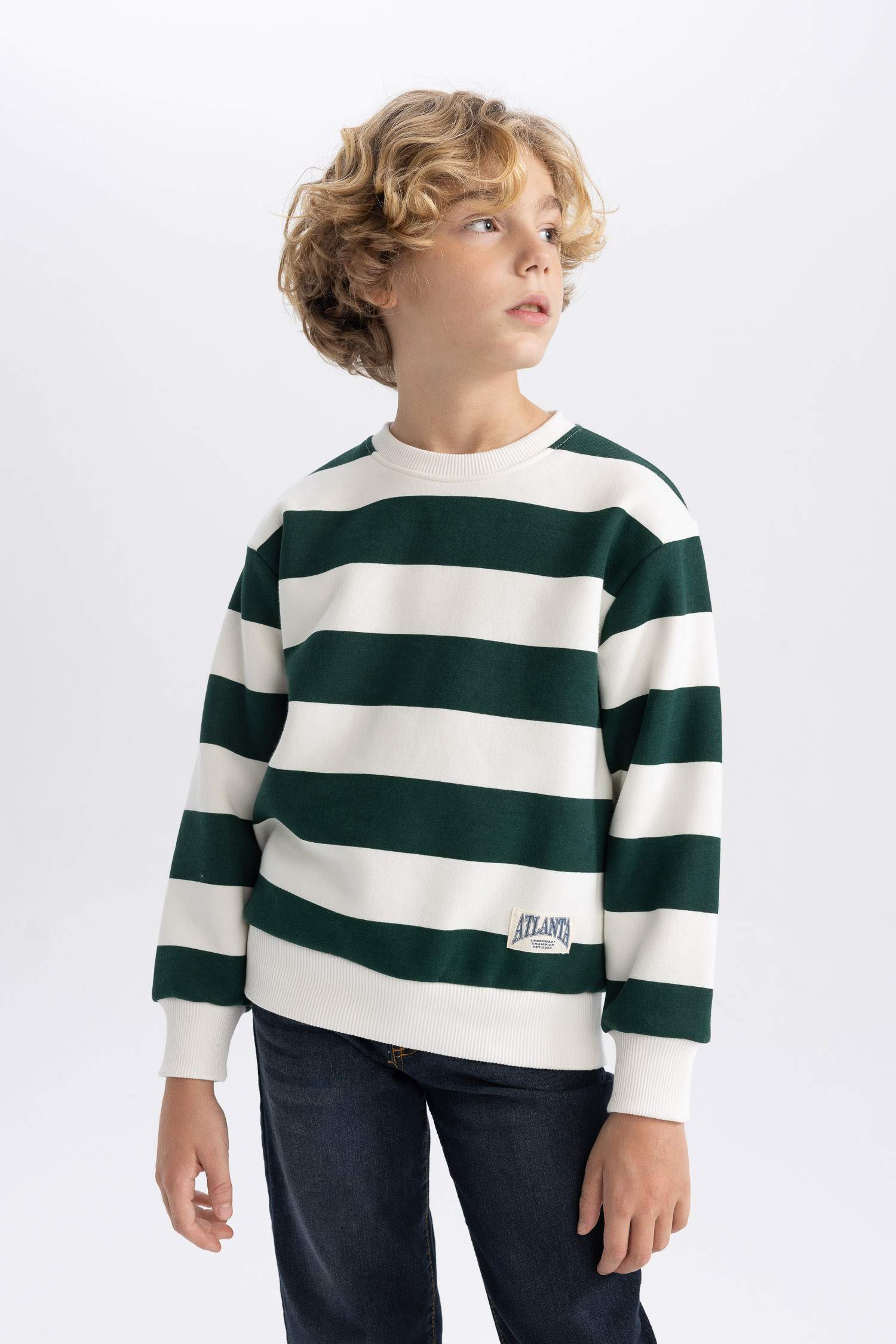 Regular Fit Crew Neck Sweatshirt