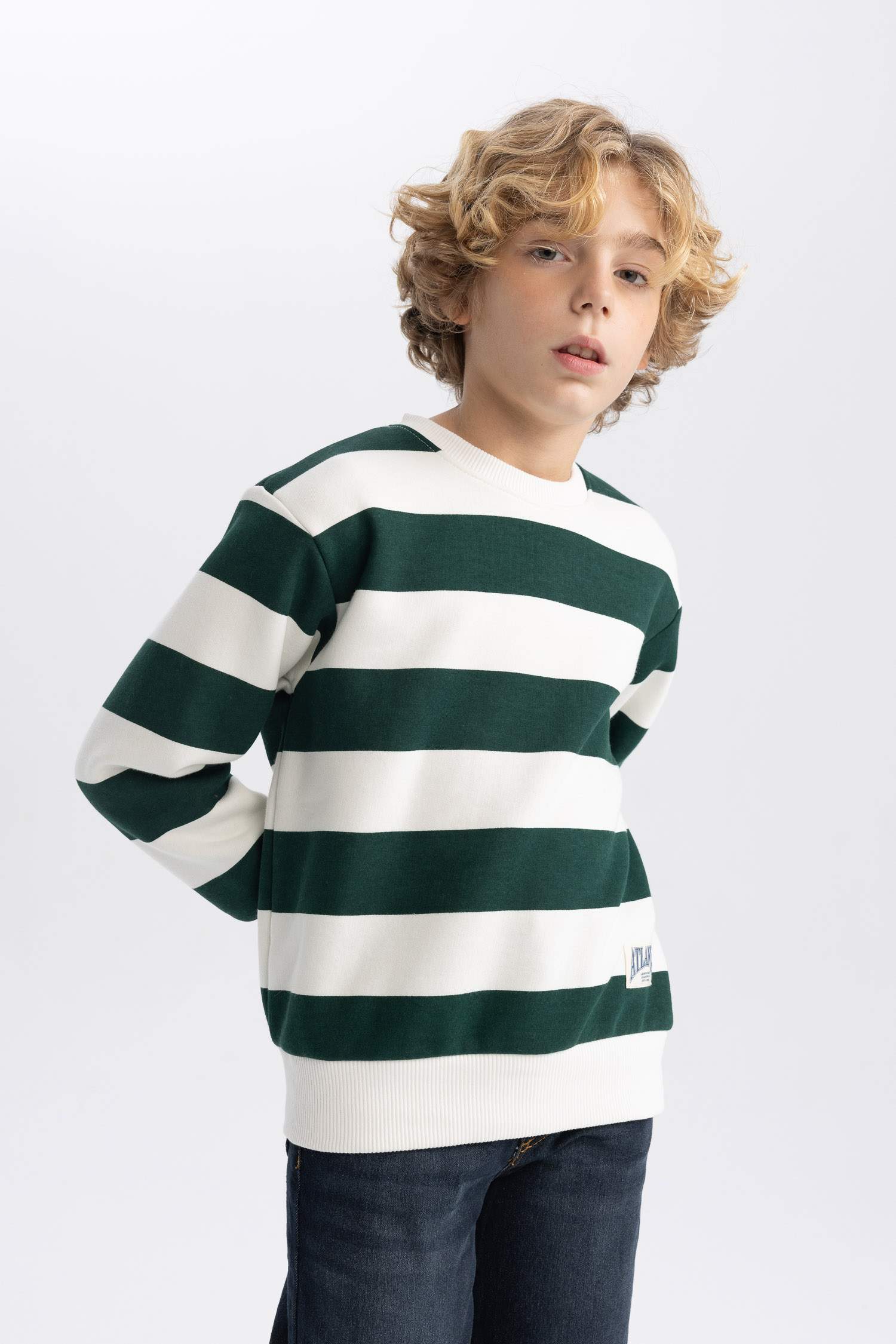 Regular Fit Crew Neck Sweatshirt