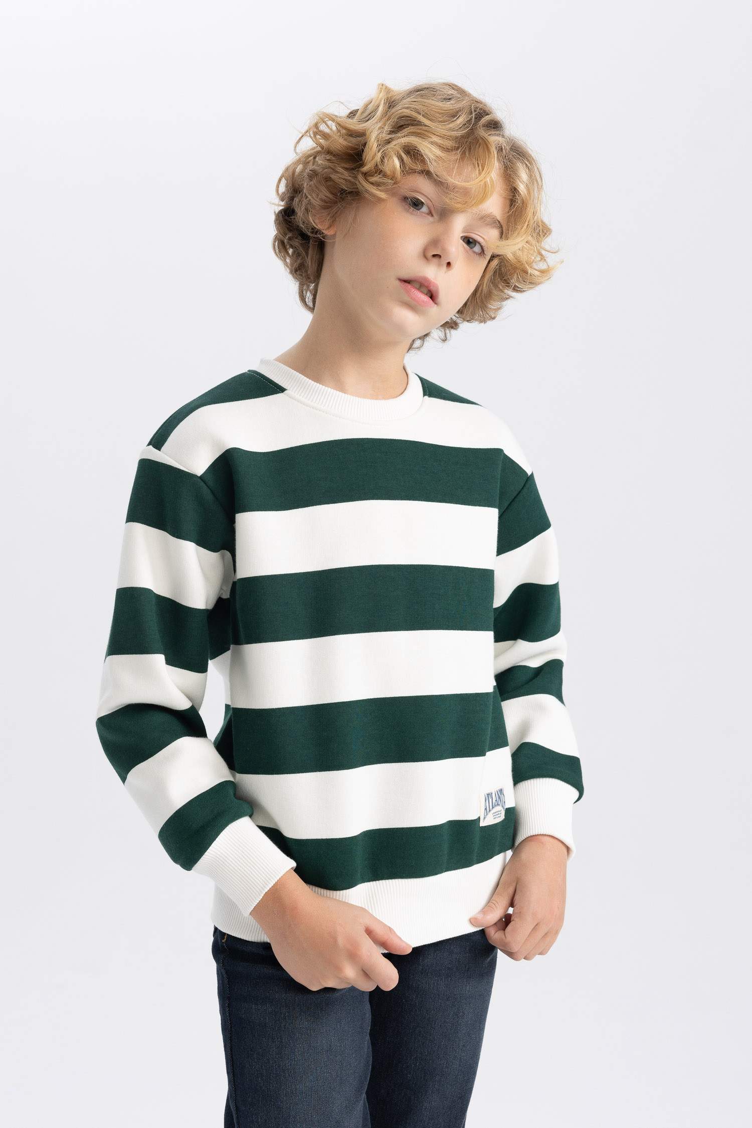 Regular Fit Crew Neck Sweatshirt