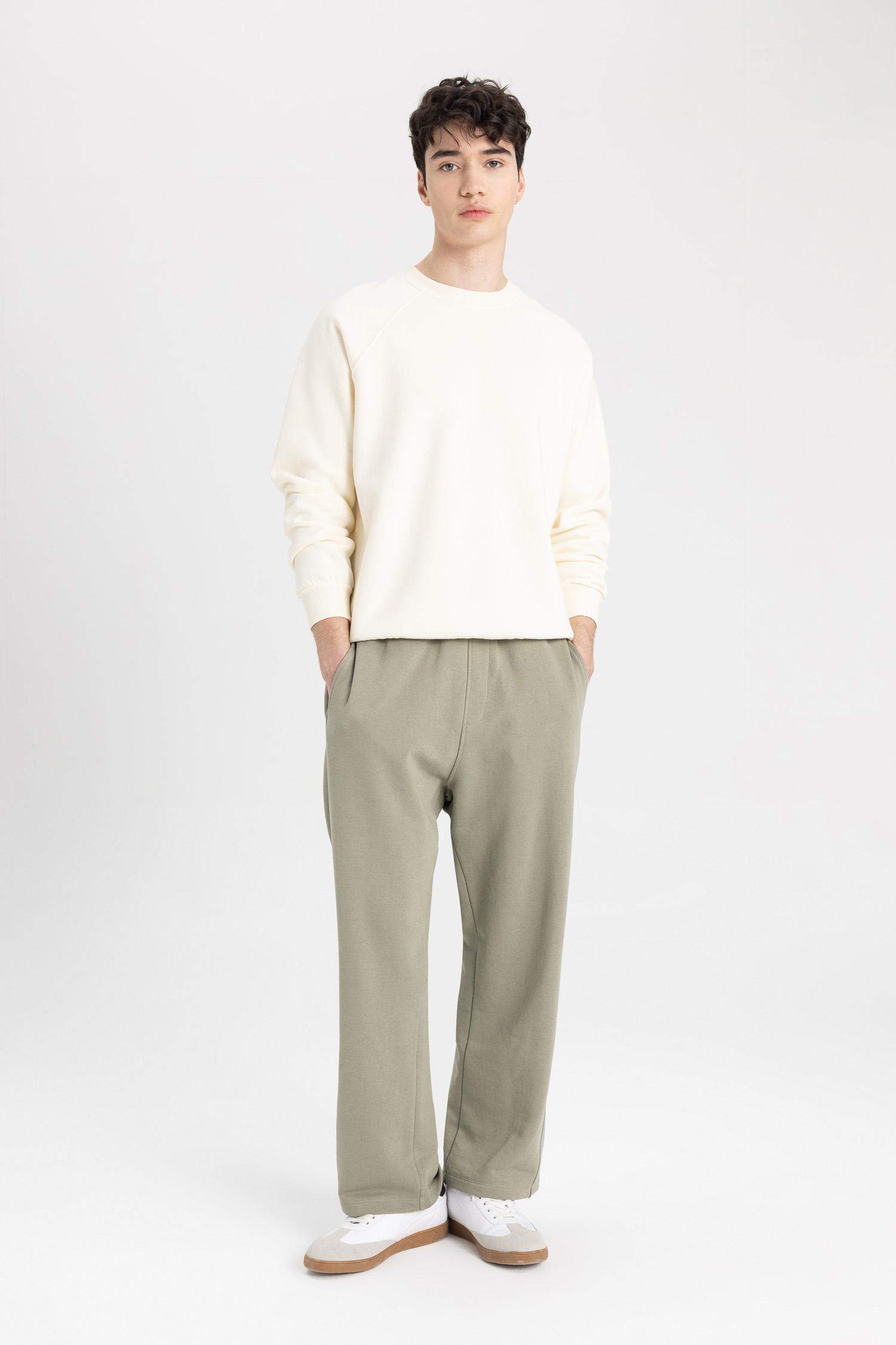 Eşofman Altı Oversize Geniş Kalıp Cepli Düz Paça 