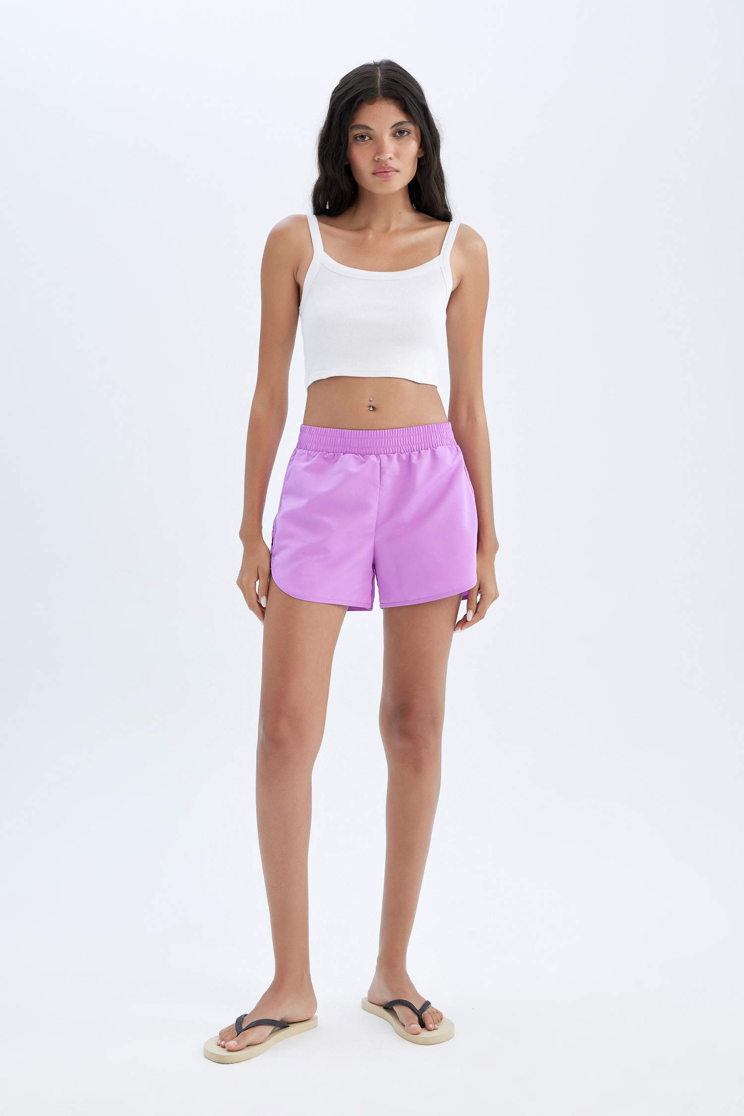 Regular Fit Ribbed Tank Top