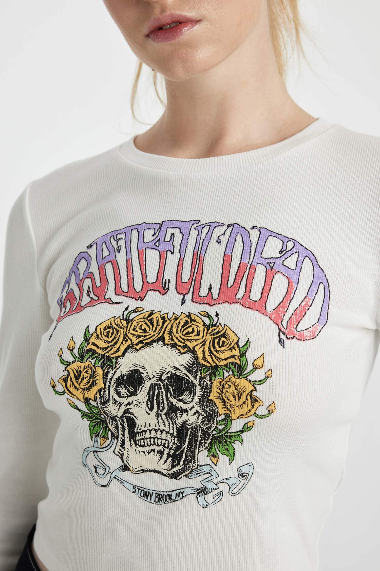 Coool Attack on Titan Fitted Bisiklet Yaka Fitilli Kaşkorse Uzun Kollu Tişört