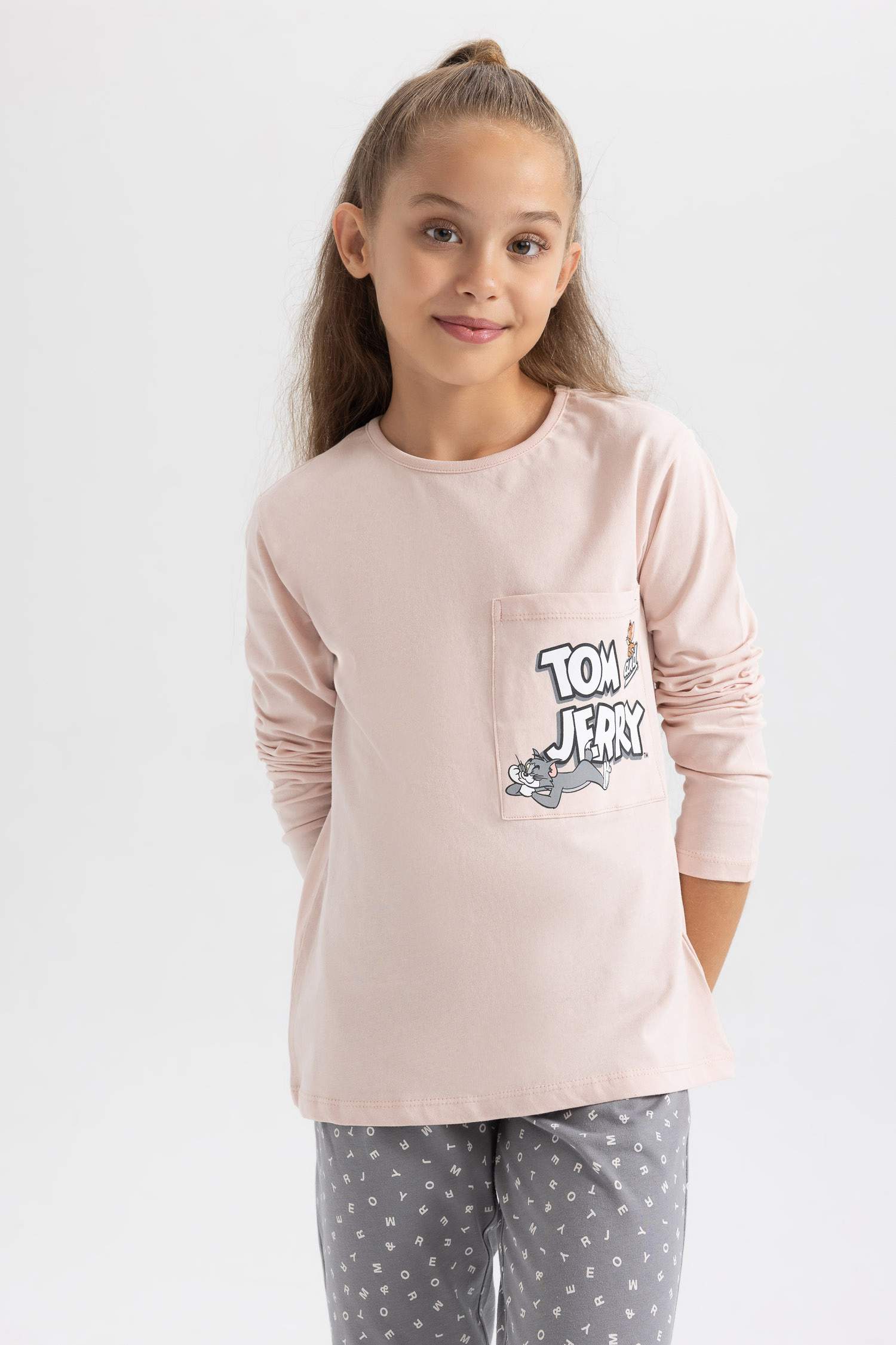 Girl Tom & Jerry  Pajama Set