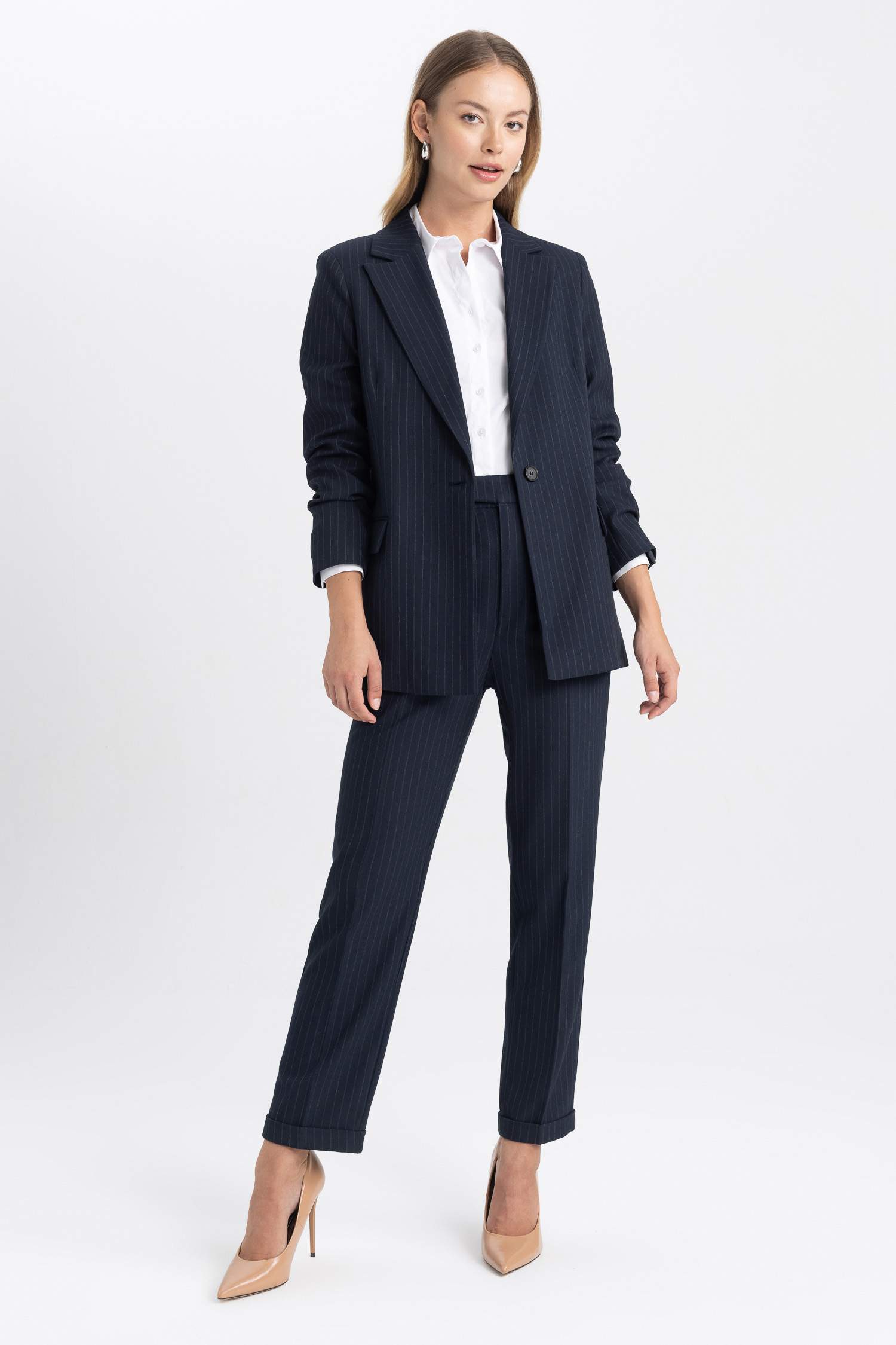 Pantalon Double Face Coupe Fuselée