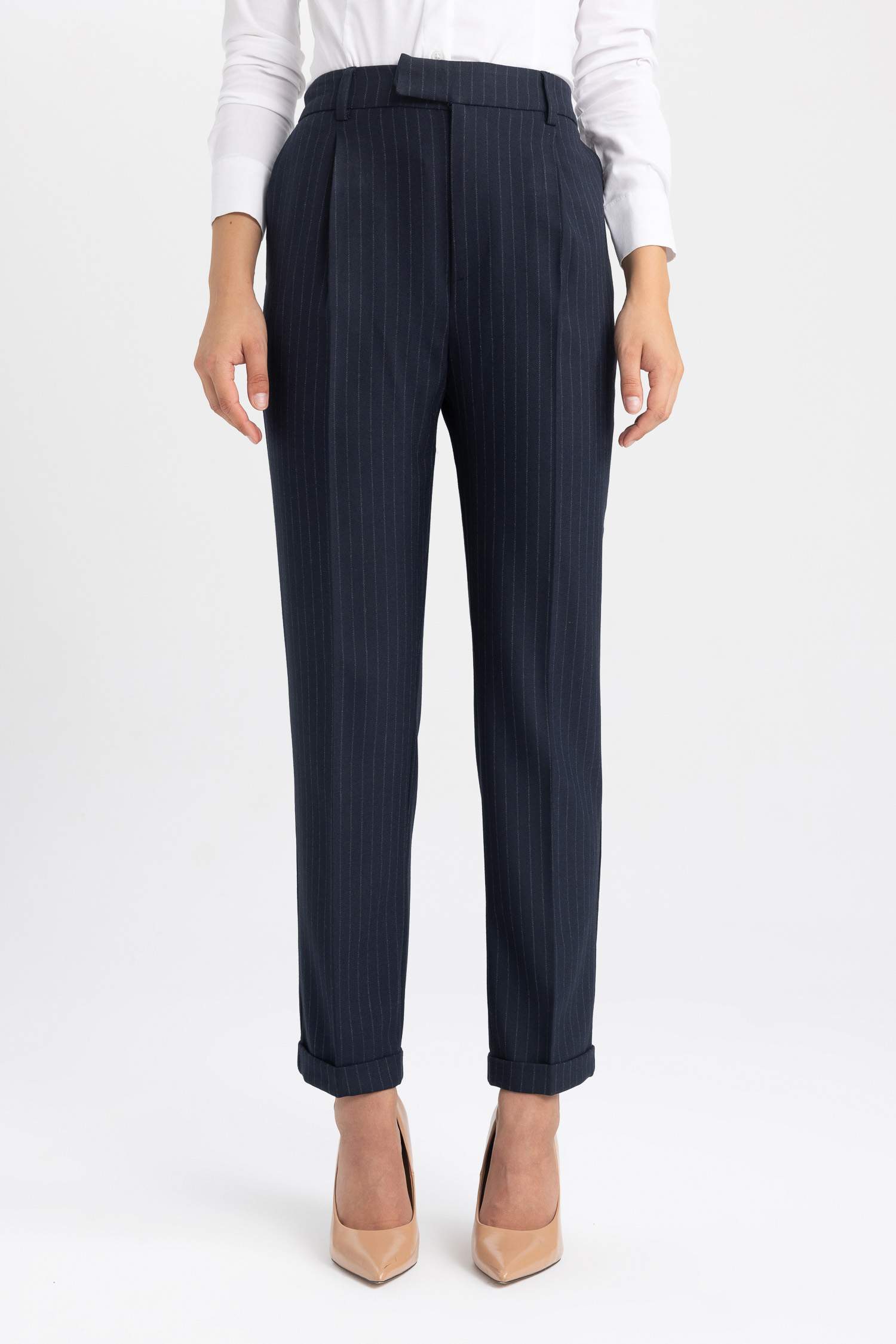 Pantalon Double Face Coupe Fuselée