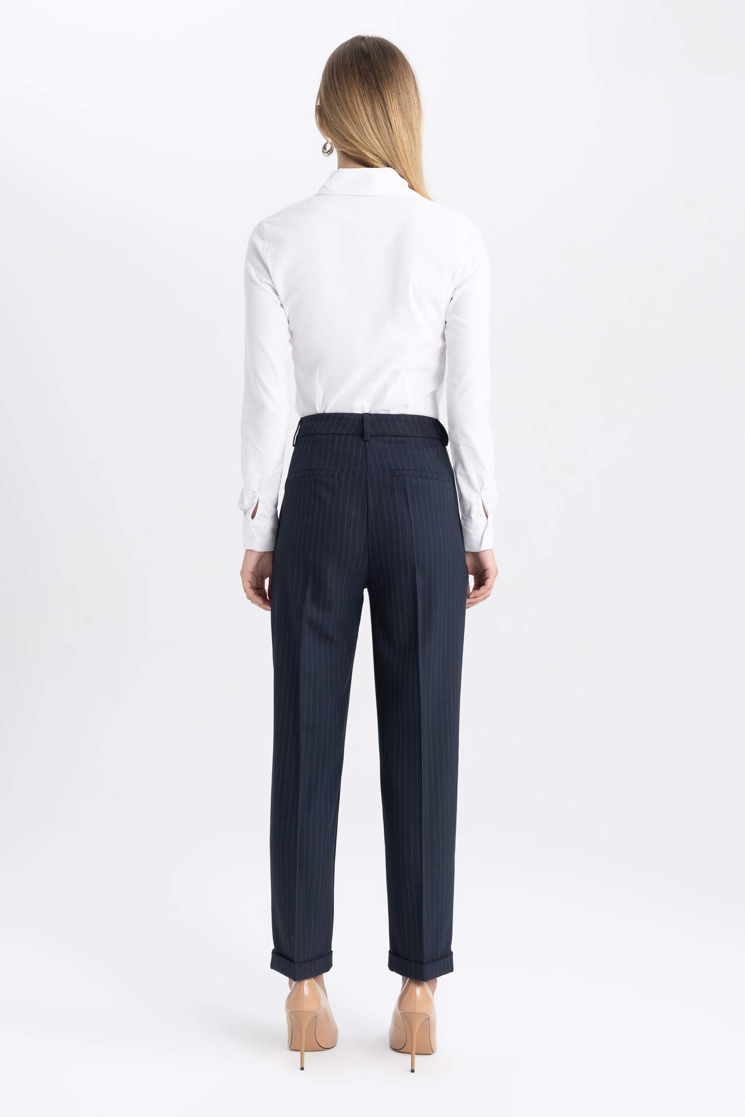 Pantalon Double Face Coupe Fuselée