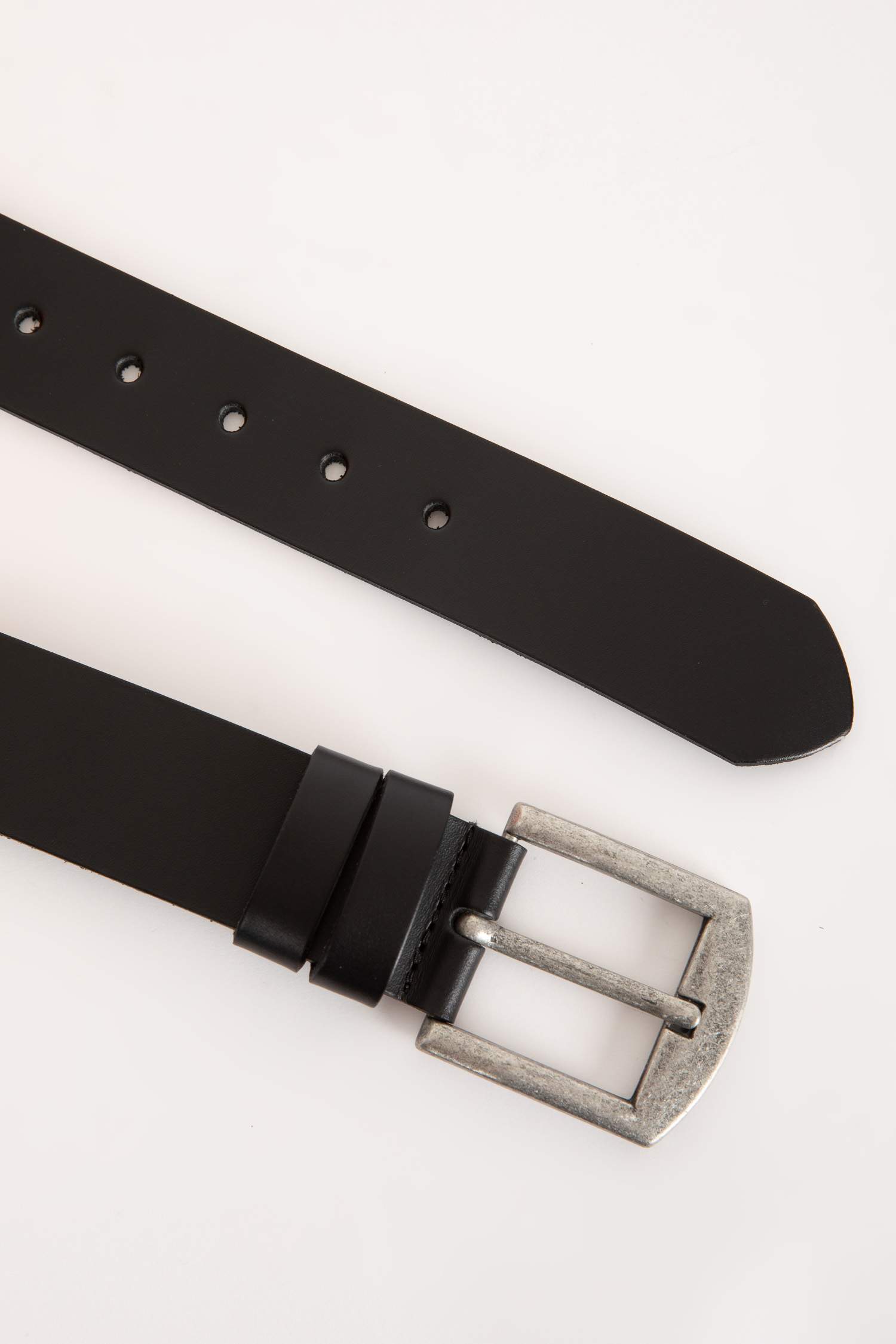 Man Rectangle Clasp Leather