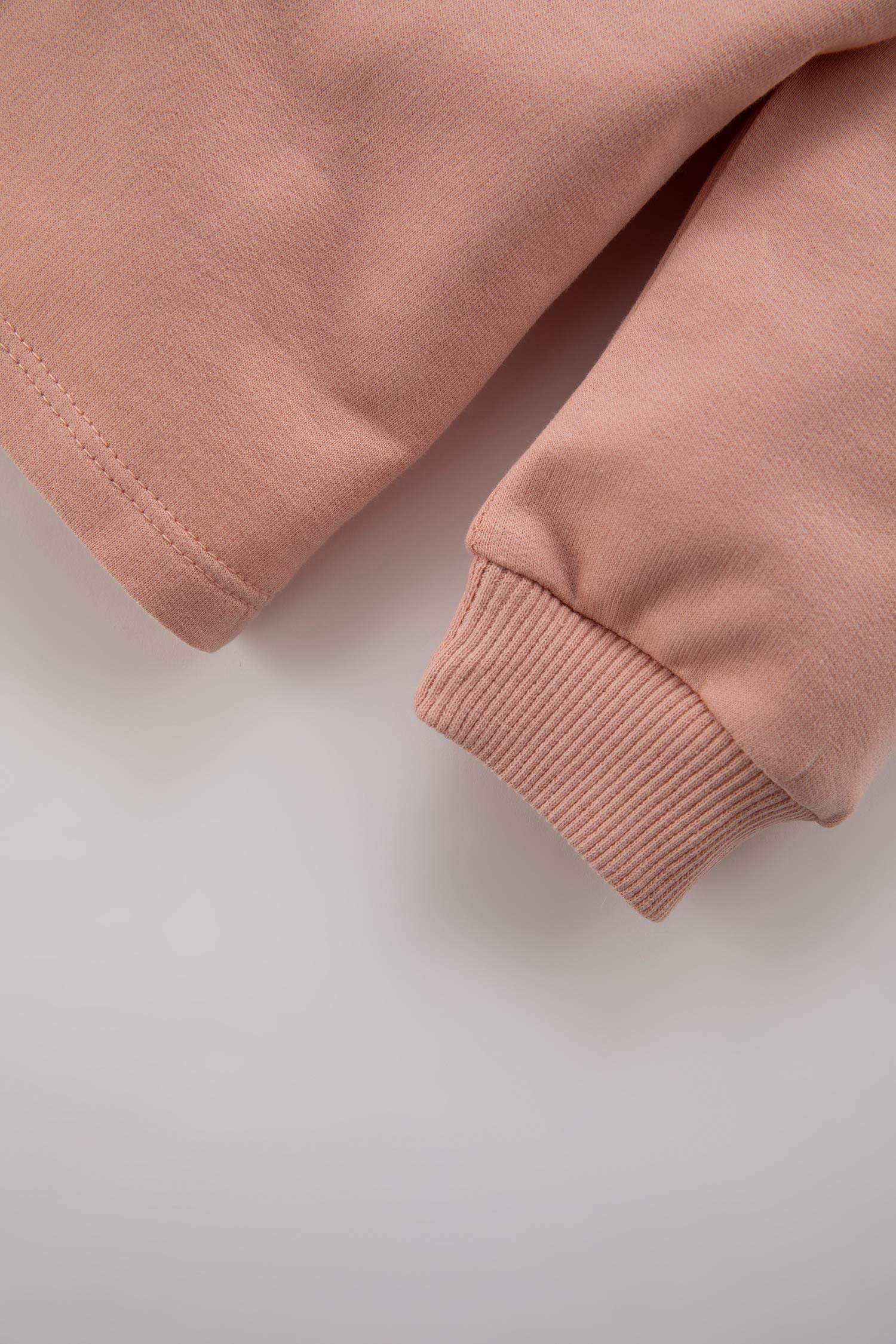 طقم بيبي بناتي قصة عادية سويت شيرت وسويت بانتس - قطعتين