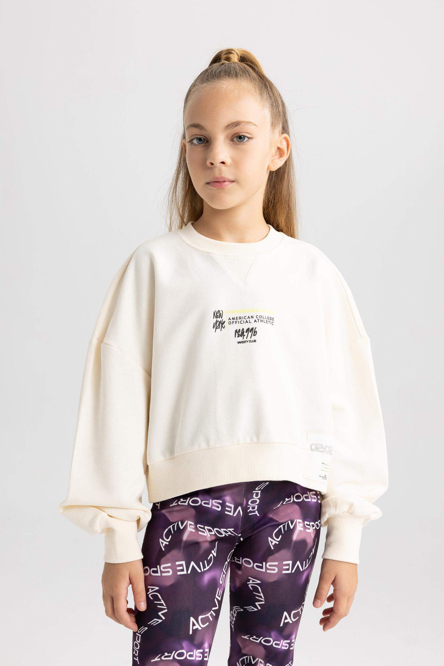 Світшот з тонкої тканини для дівчаток