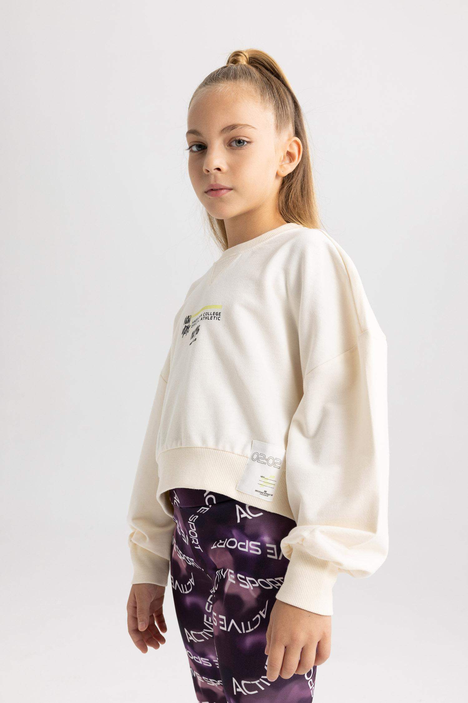 Світшот з тонкої тканини для дівчаток