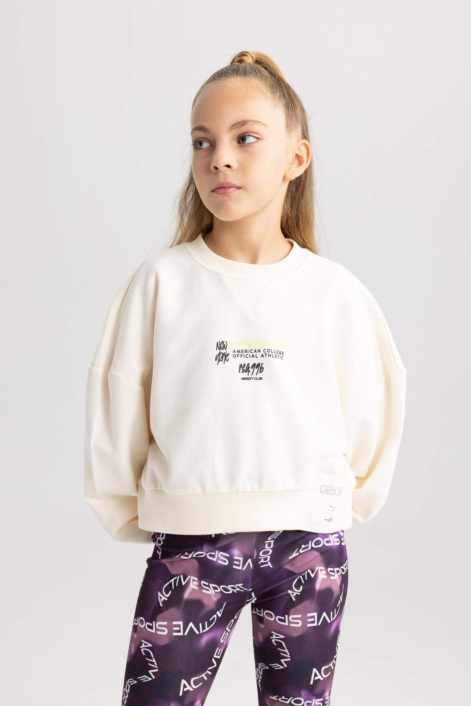 Світшот з тонкої тканини для дівчаток