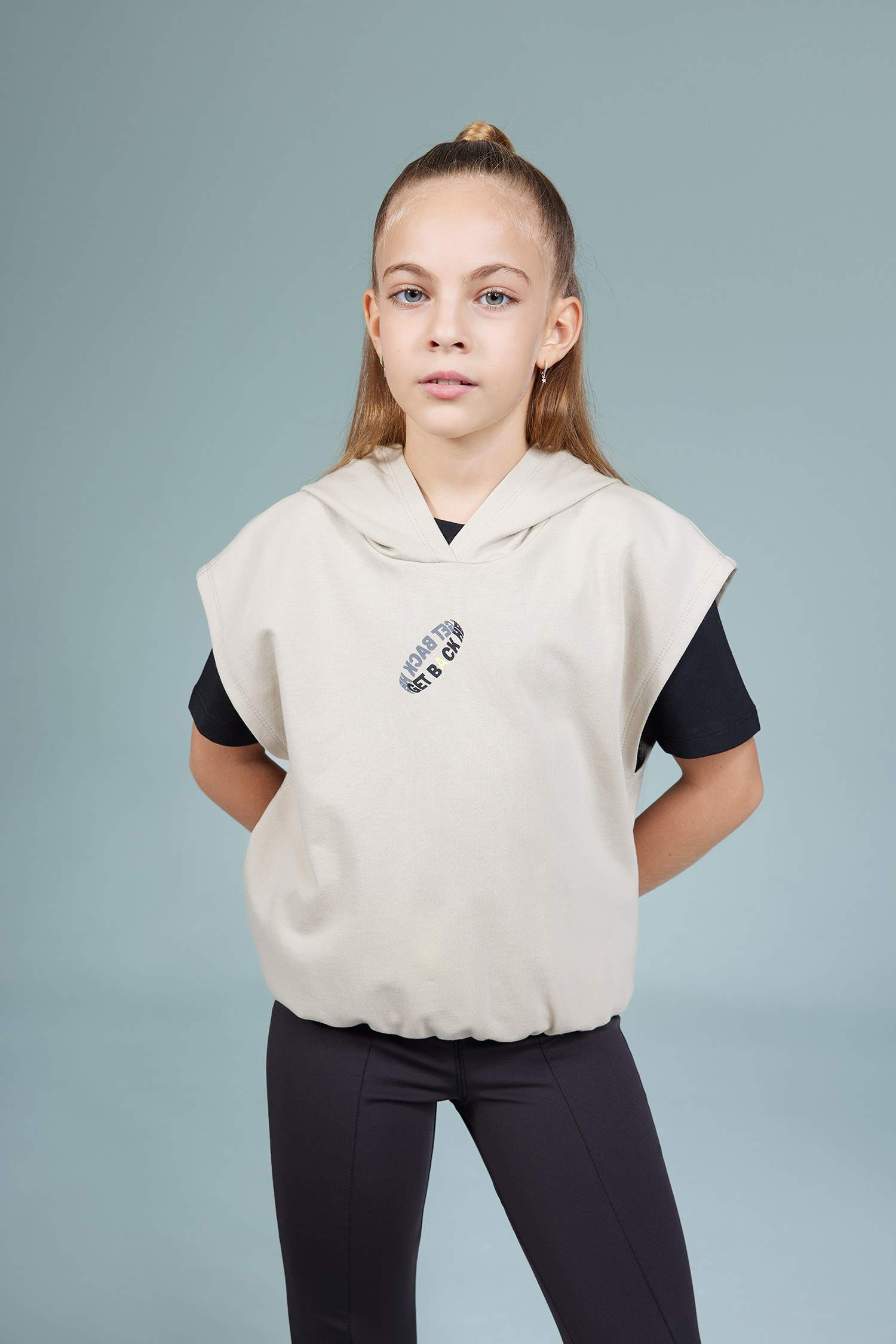 Кардиган с капюшоном для девочек