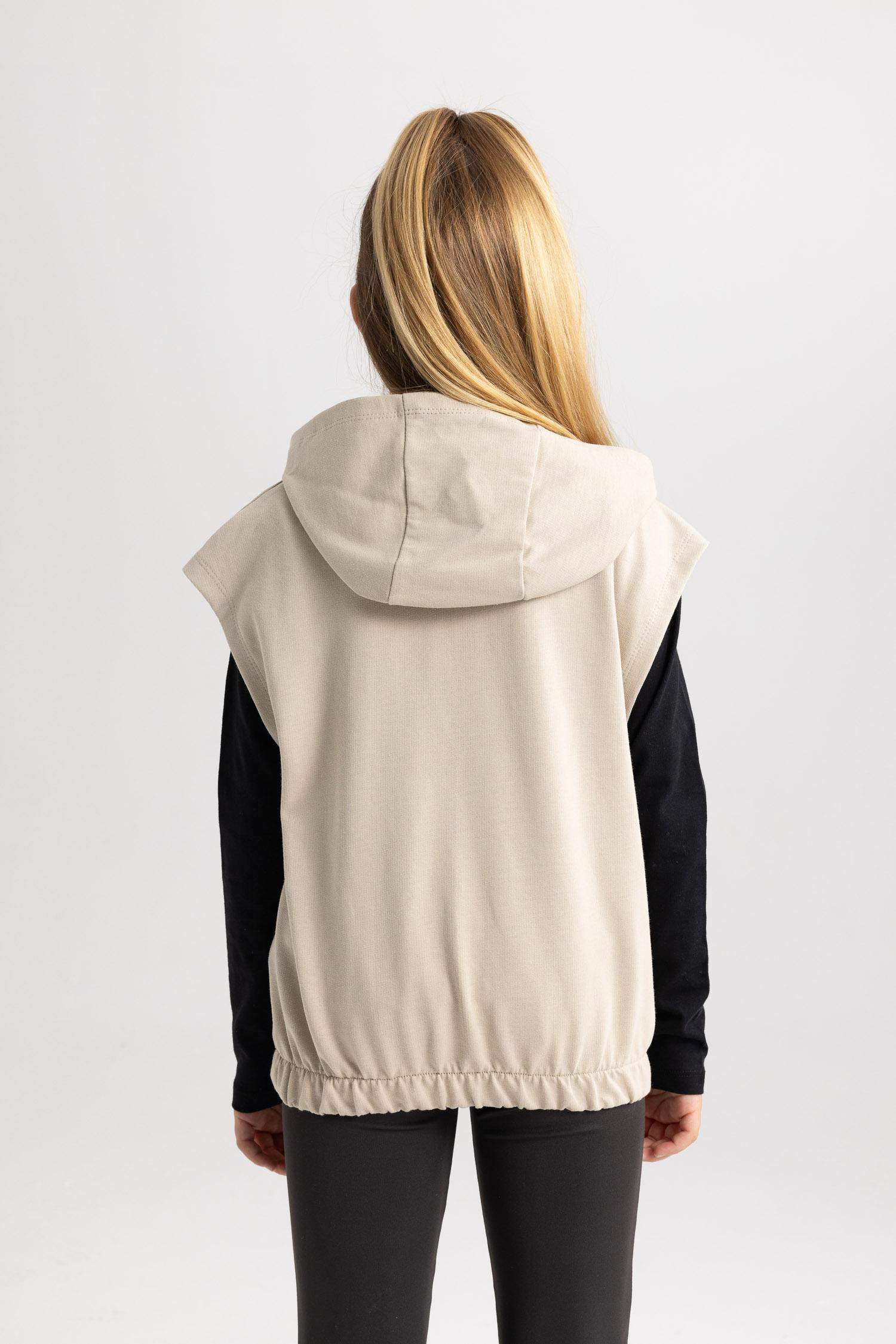 Кардиган с капюшоном для девочек