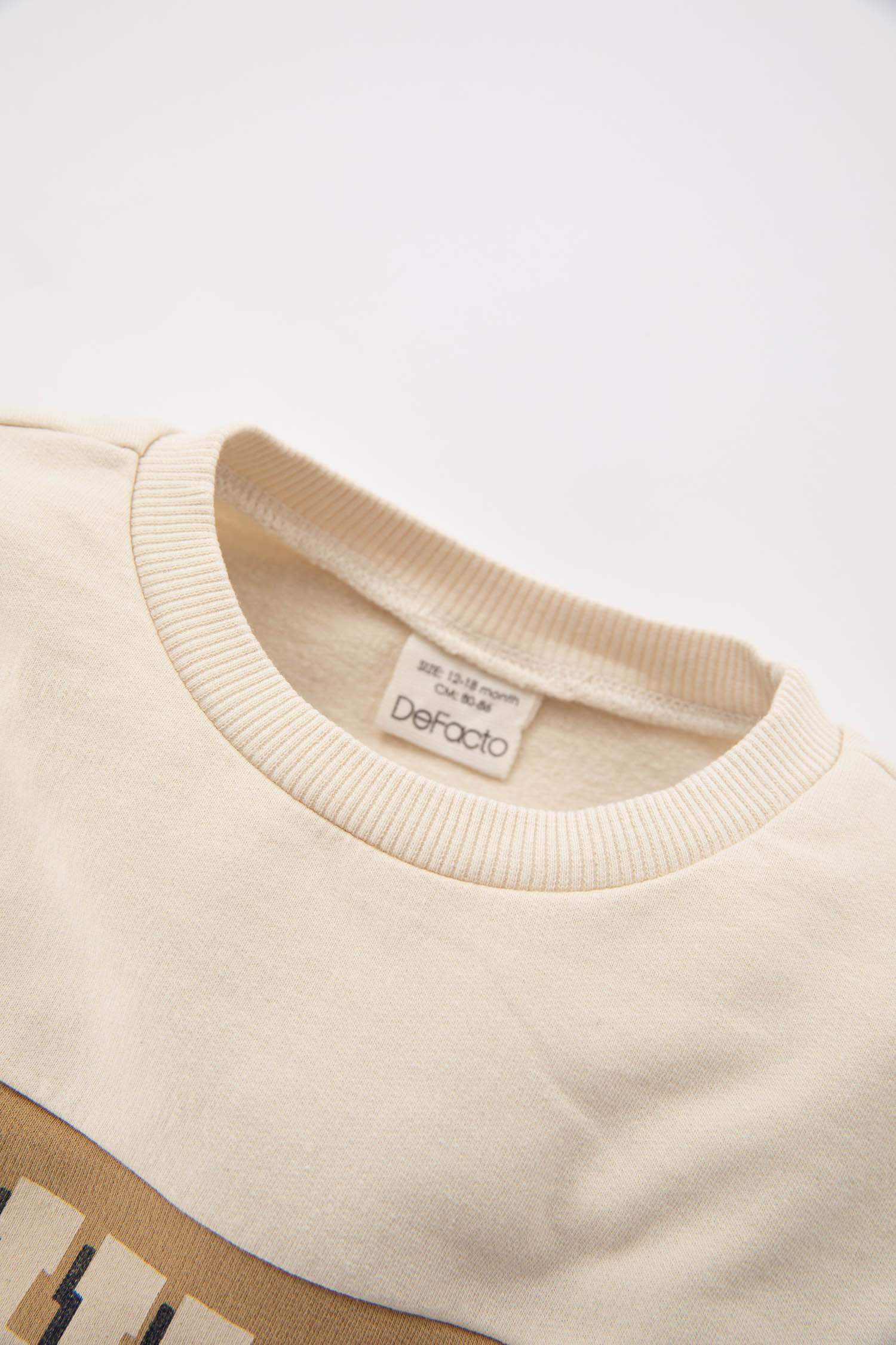 2 piece Regular Fit Crew Neck Slogan Set