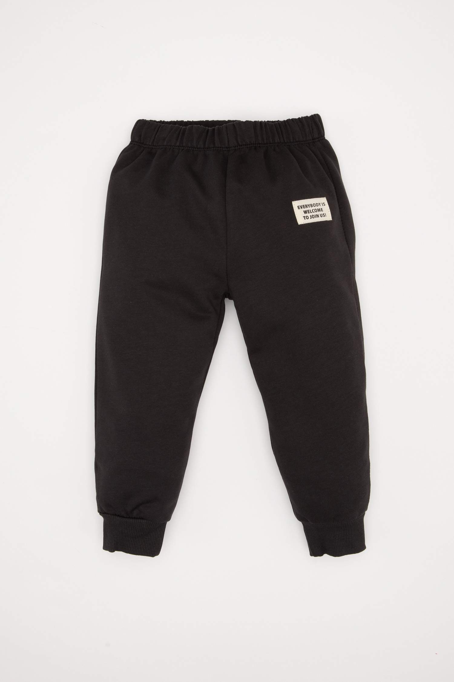 Erkek Bebek 2'li Takım Baskılı Sweatshirt Beli Lastikli Eşofman Altı