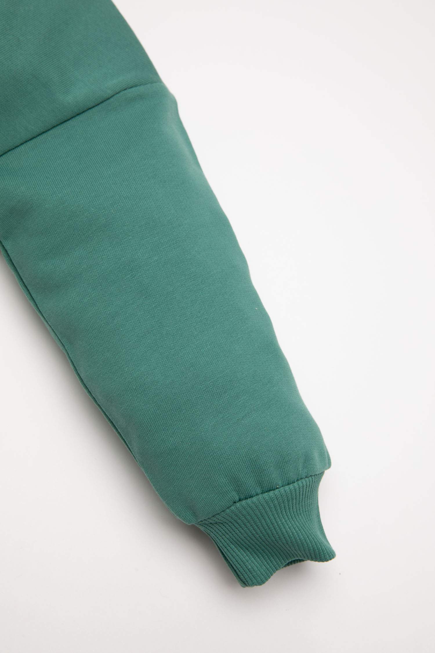 Erkek Bebek 2'li Takım Baskılı Sweatshirt Beli Lastikli Eşofman Altı