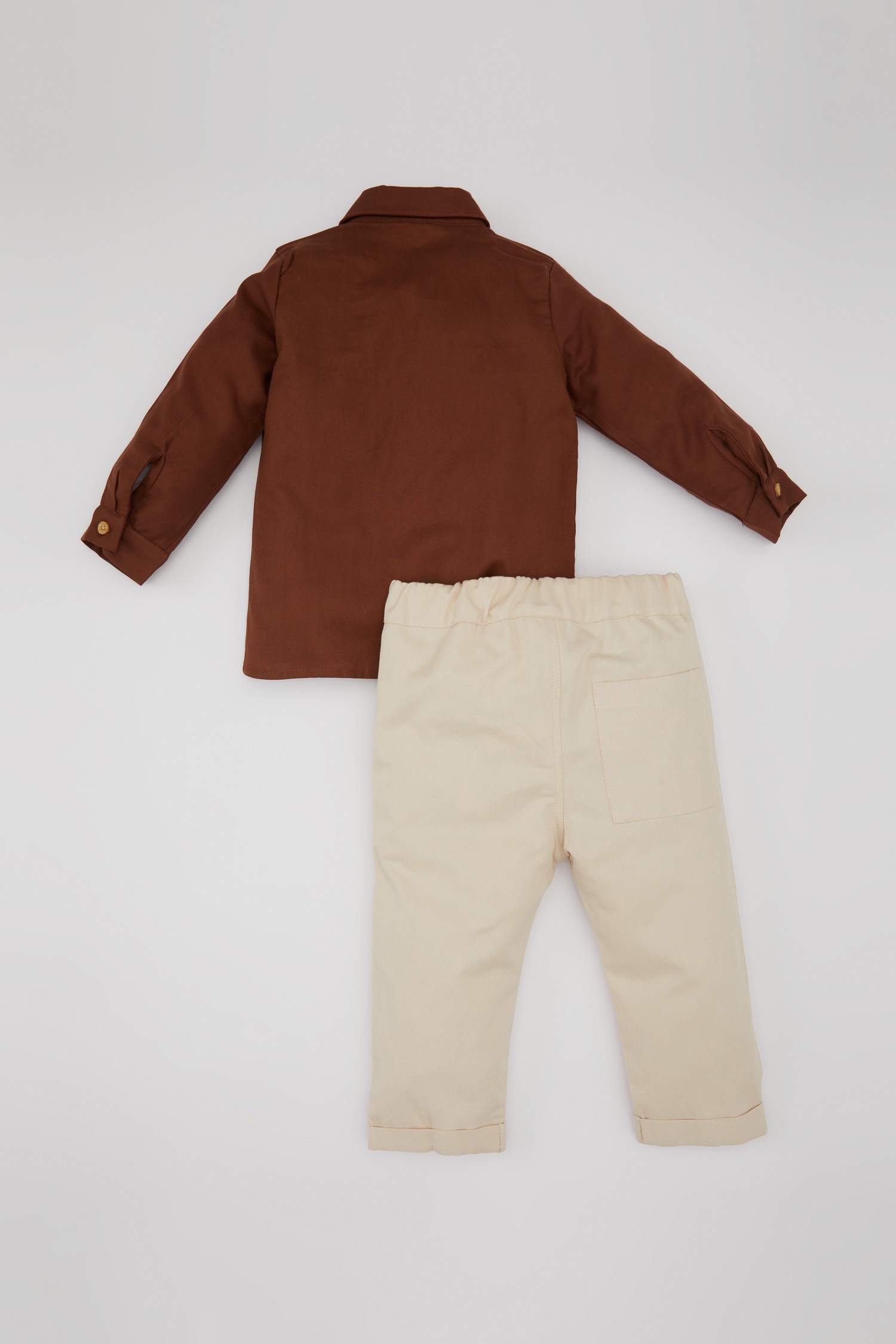 Baby Boy Shirt Twill Trousers 2 Piece Set