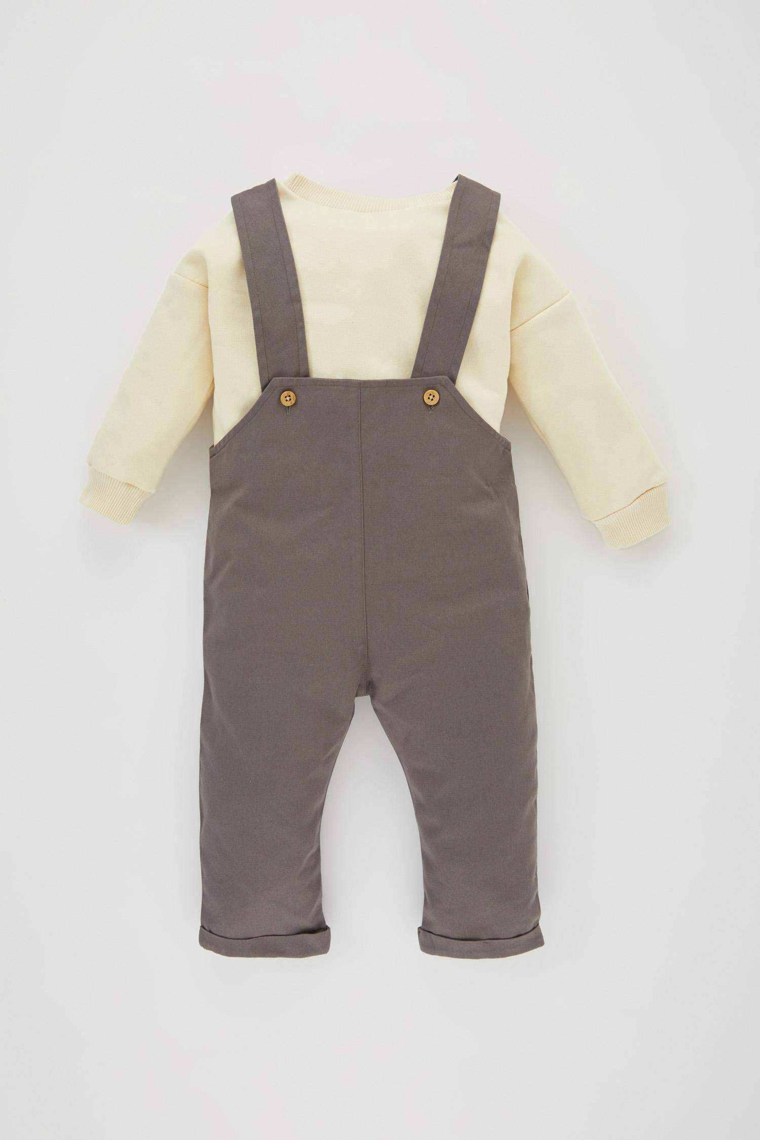 Baby Boy Long Sleeve T-Shirt Salopet 2 Piece Set