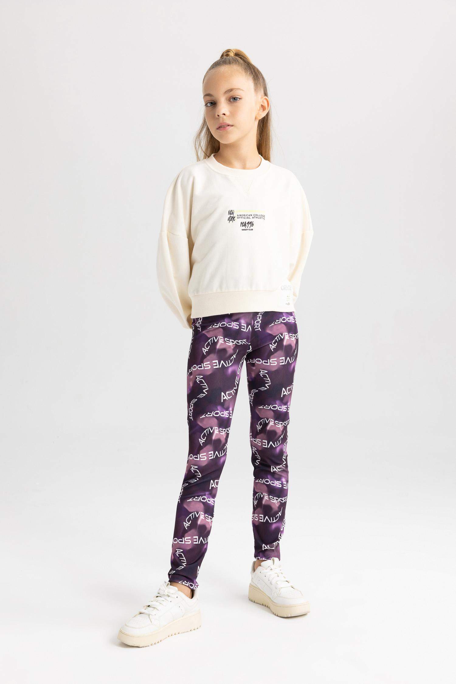 Black GIRLS & TEENS Girl Flare Leggings 2939096 | DeFacto