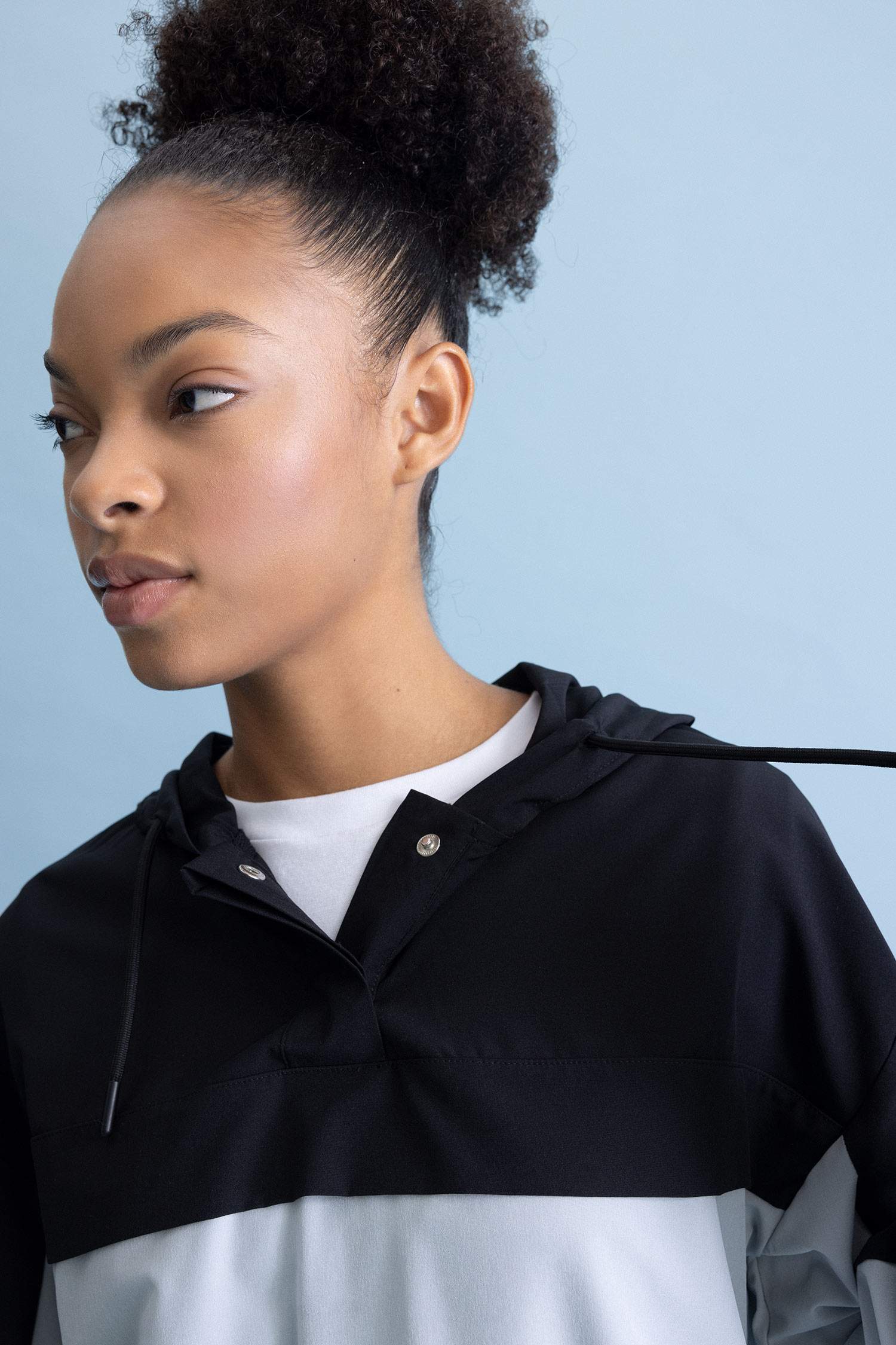 سويتر منسوج قصة عادية بكابيشون