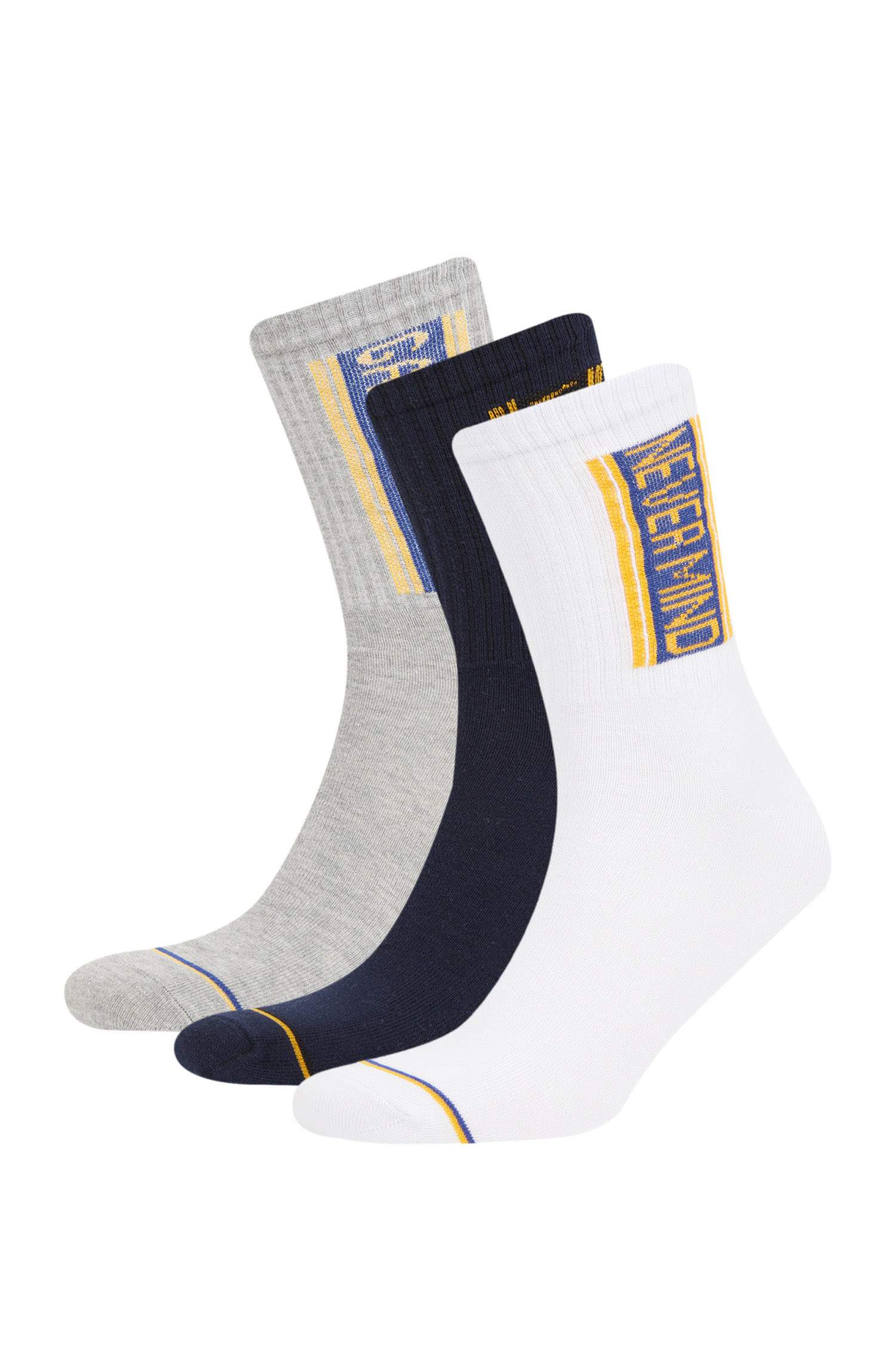 شرابات طويلة رجالي قطن - 3 قطع