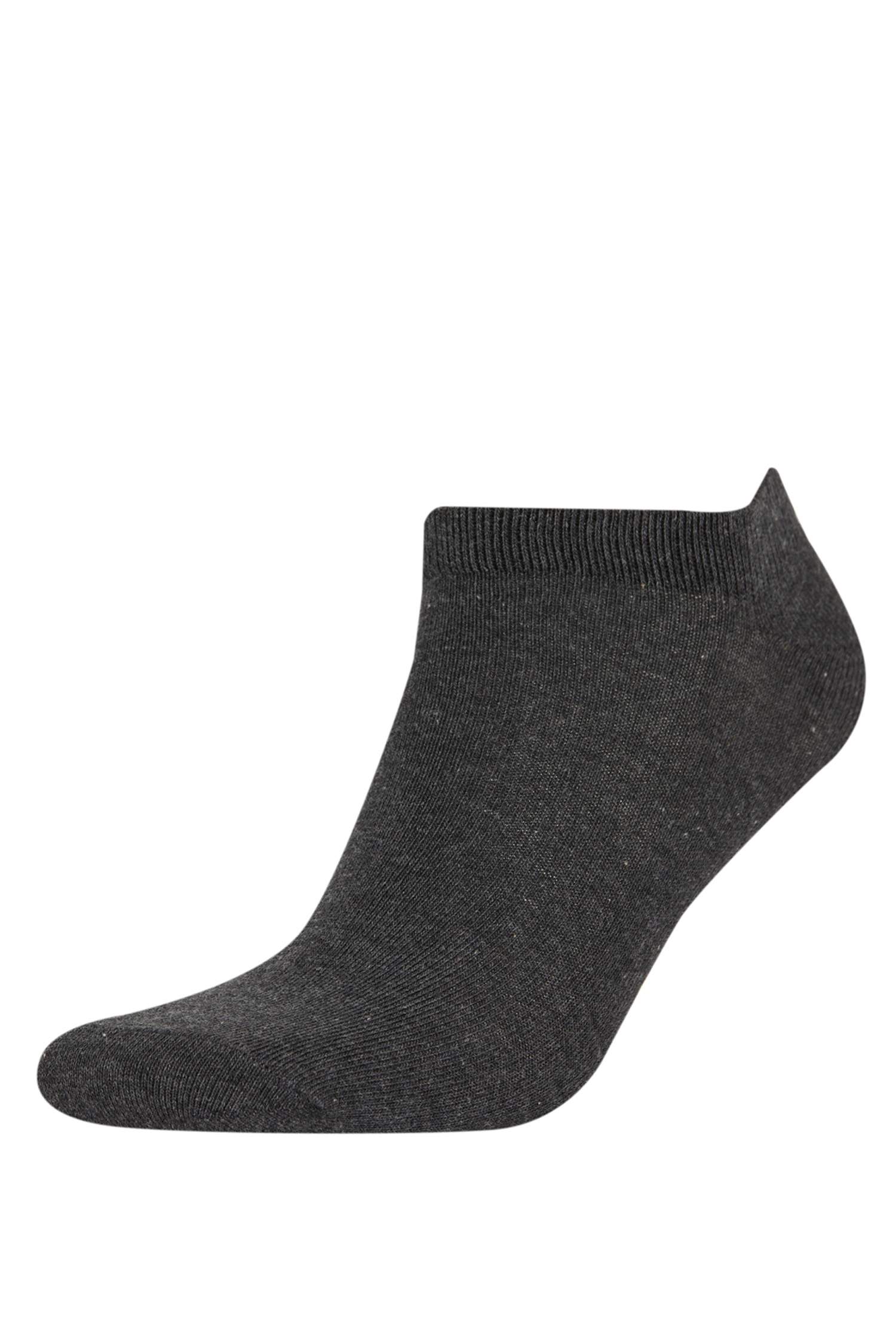 Erkek 5'li Pamuklu Patik Çorap