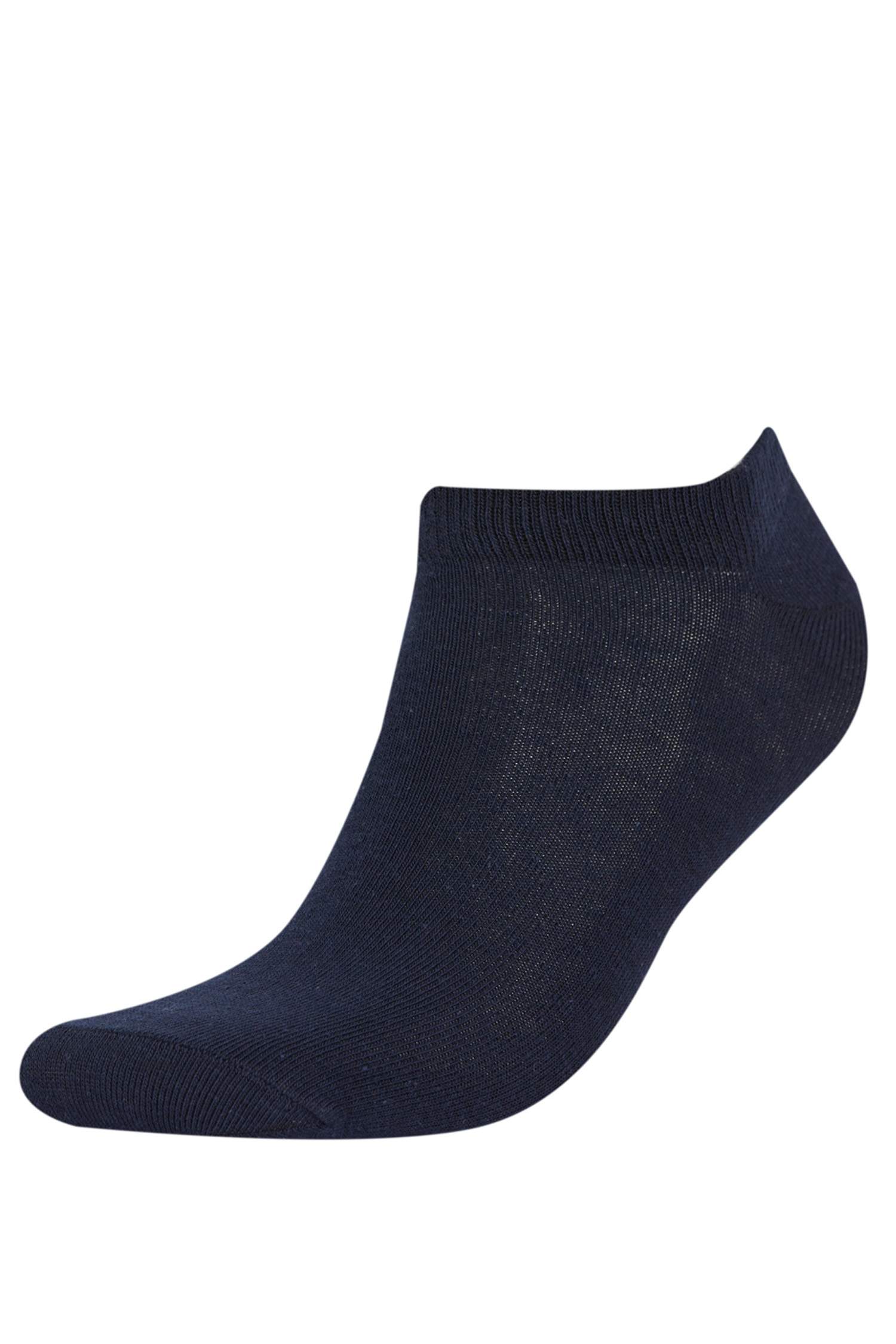 Erkek 5'li Pamuklu Patik Çorap