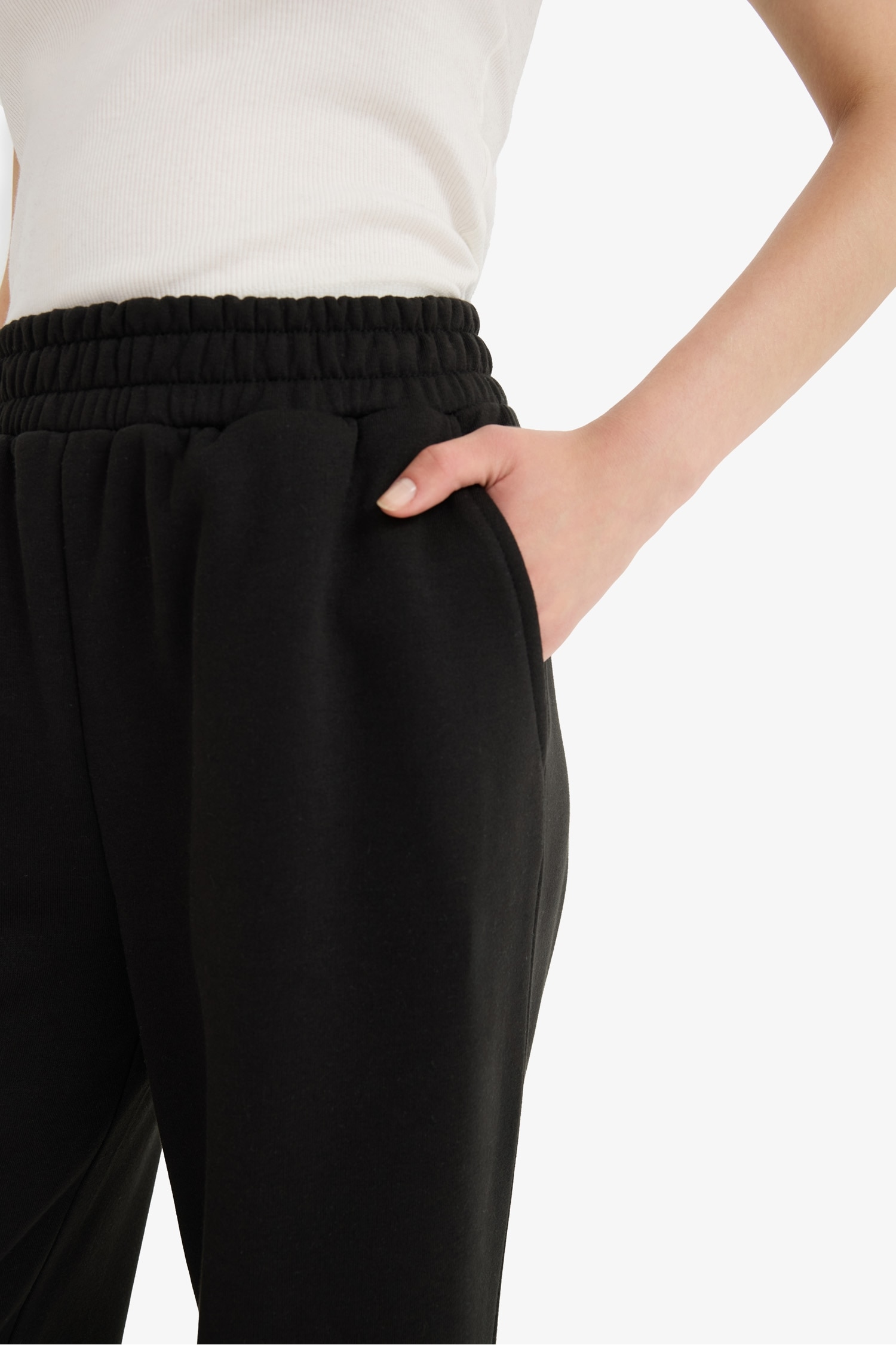 بنطرون بجامة رياضي وايد ليج برجل واسع