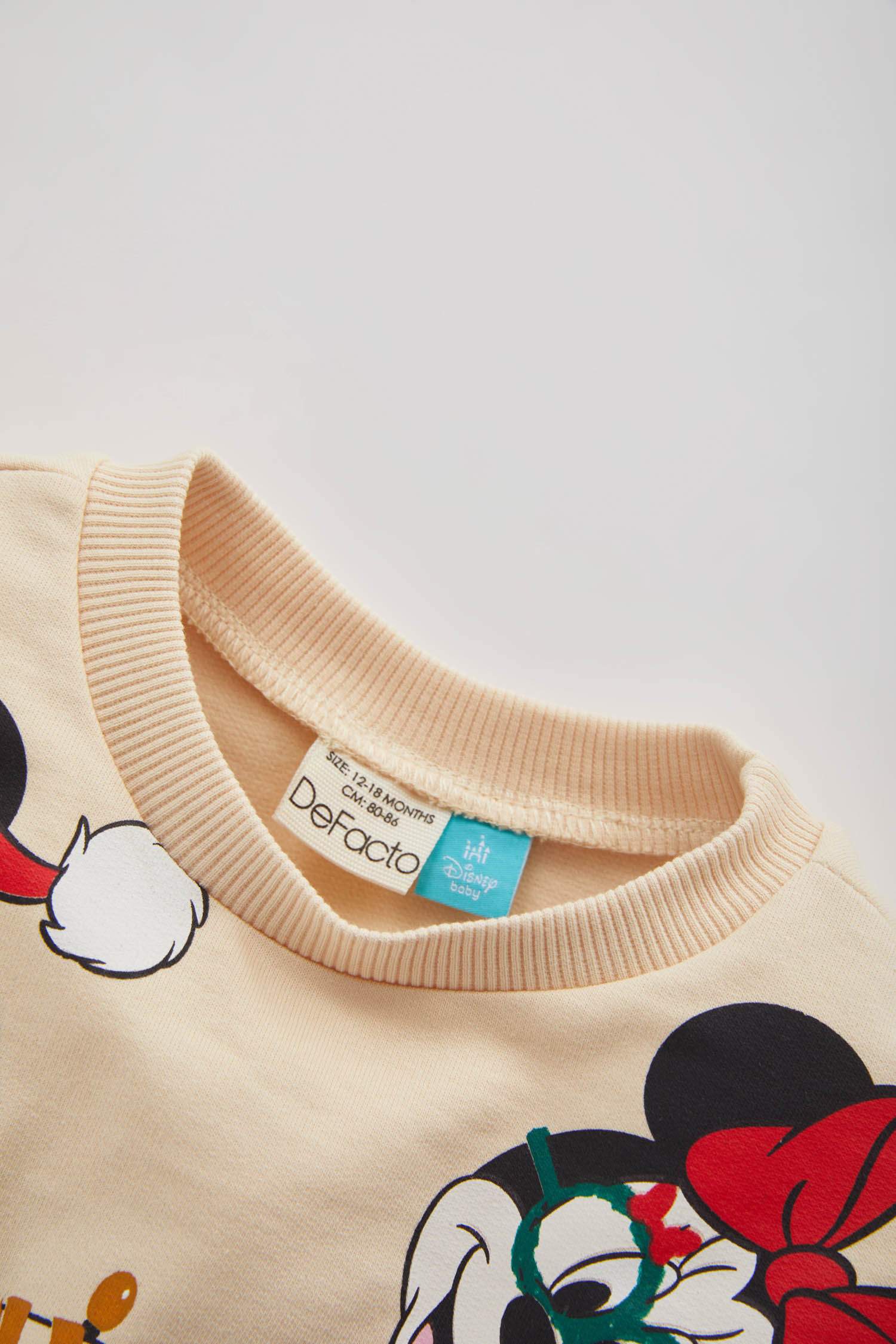 Свитшот Disney Mickey & Minnie новогодний для малышей девочек