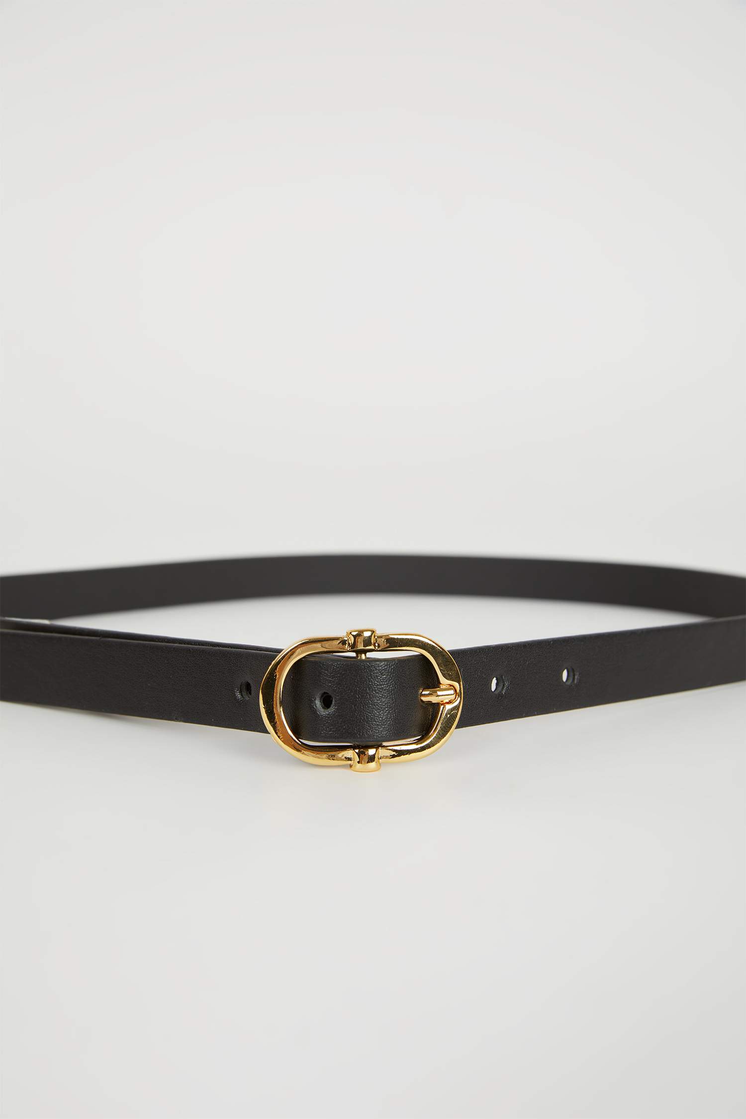 Kadın Oval Toka Suni Deri Klasik Kemer