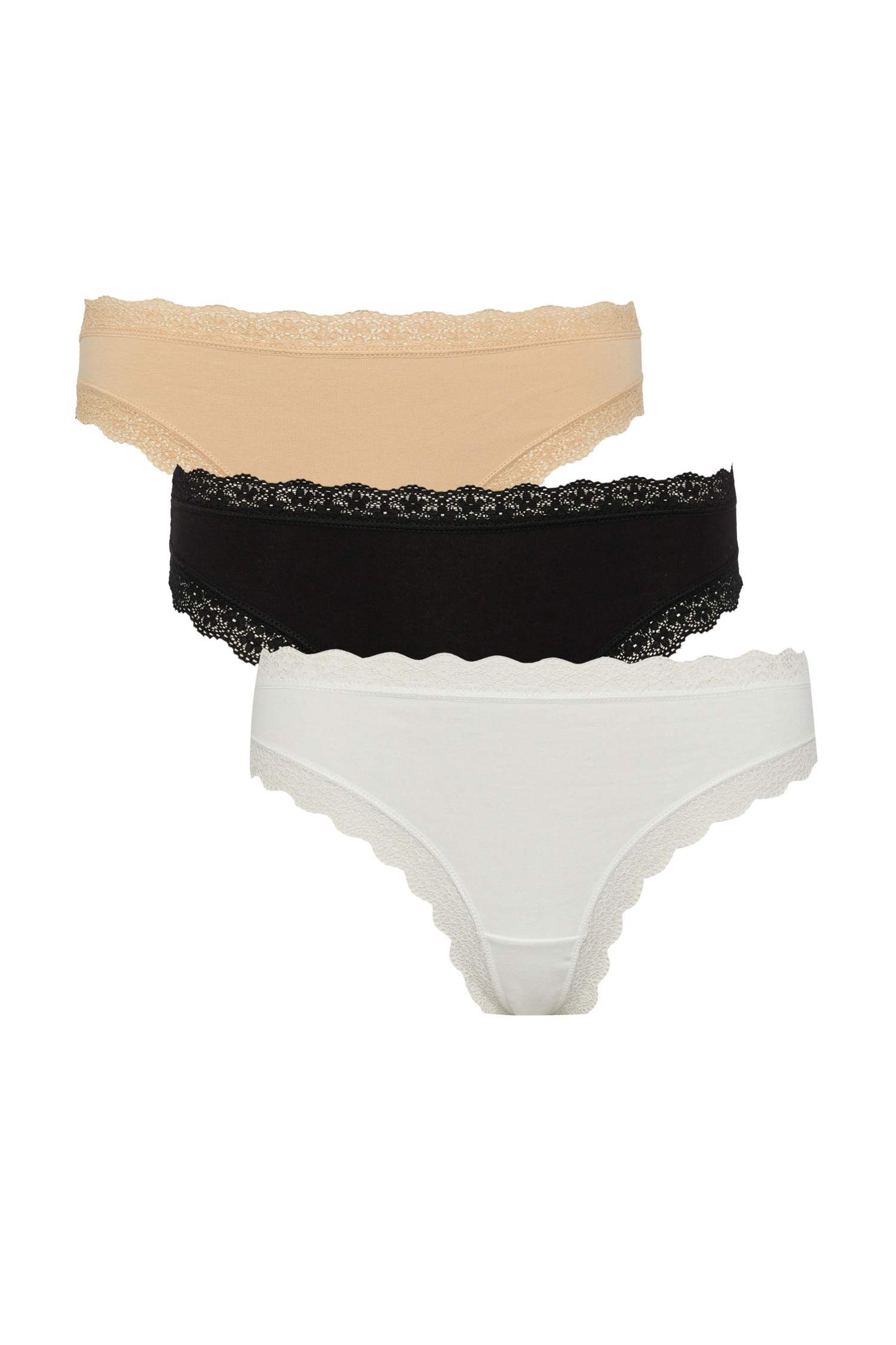 Fall in Love 3 Piece String Packed Slip Panties