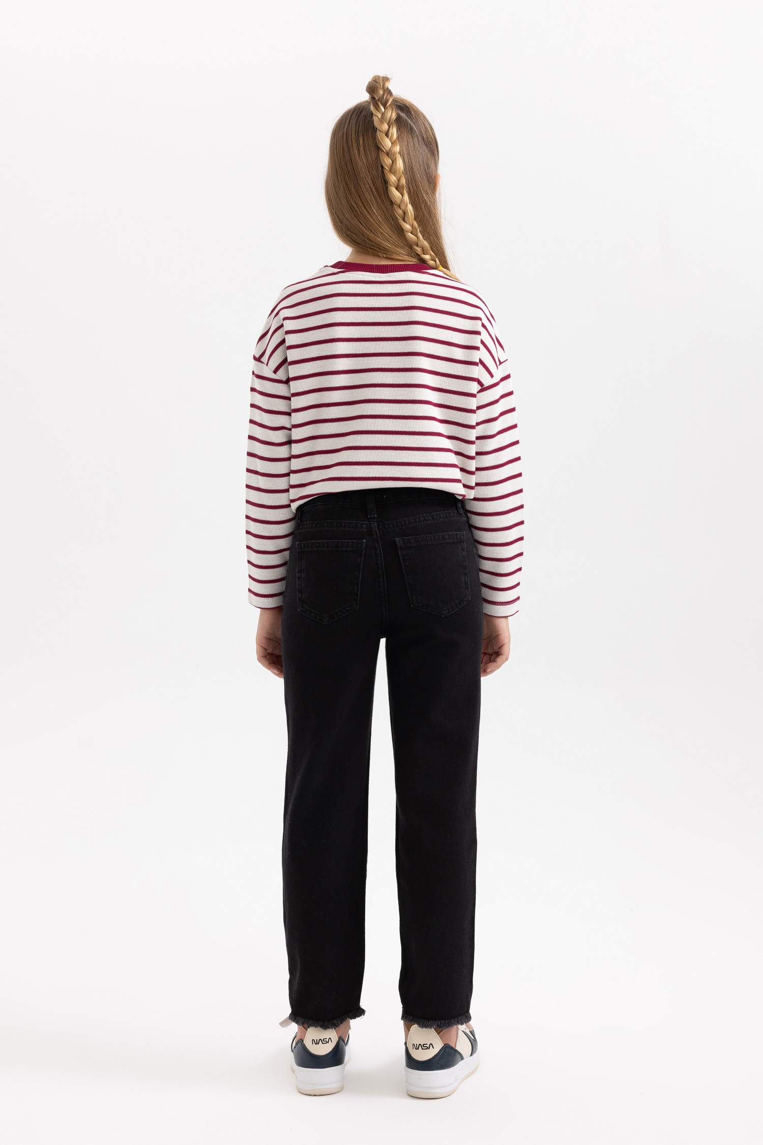 Спортивные штаны прямого кроя для девочек