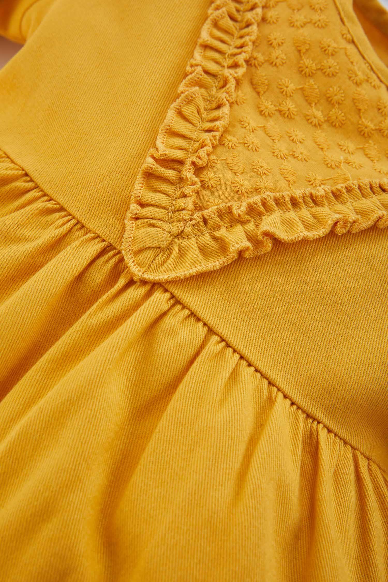 فستان بناتي تويل قصة عادية ردن طويل