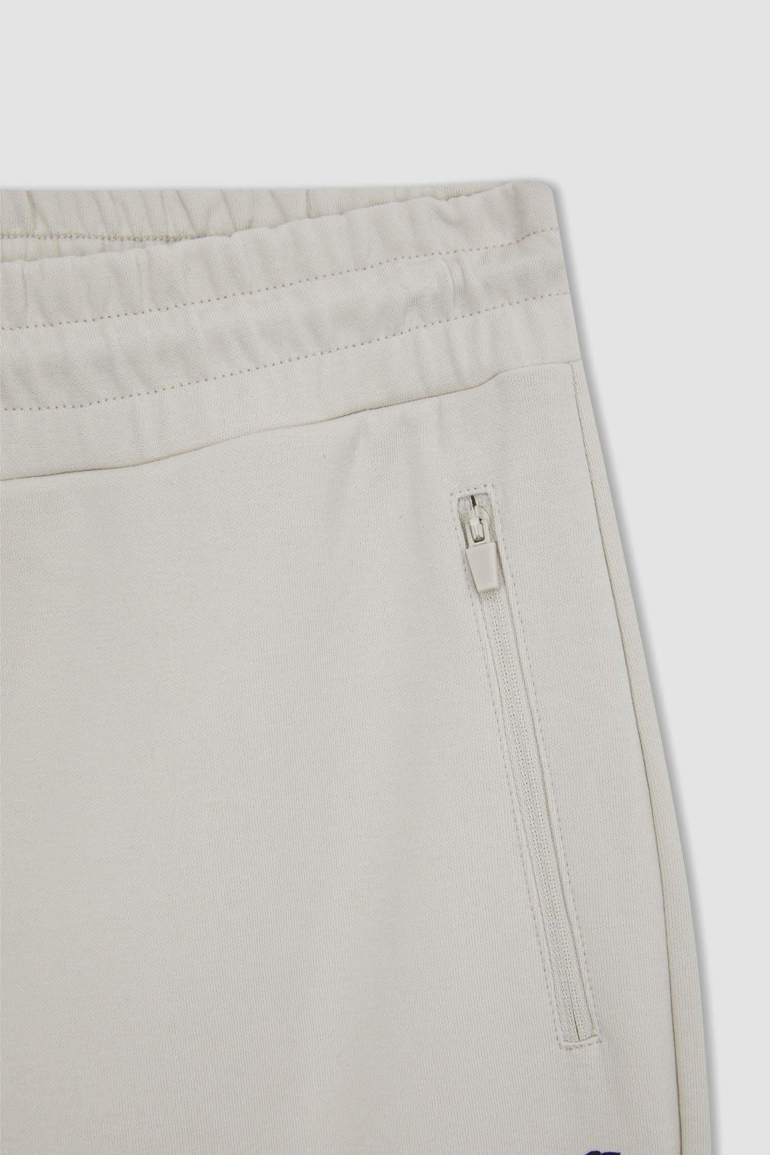 DeFactoFit Slim Fit Basic Pocketed Elastic Leg Jogger Sweatpants