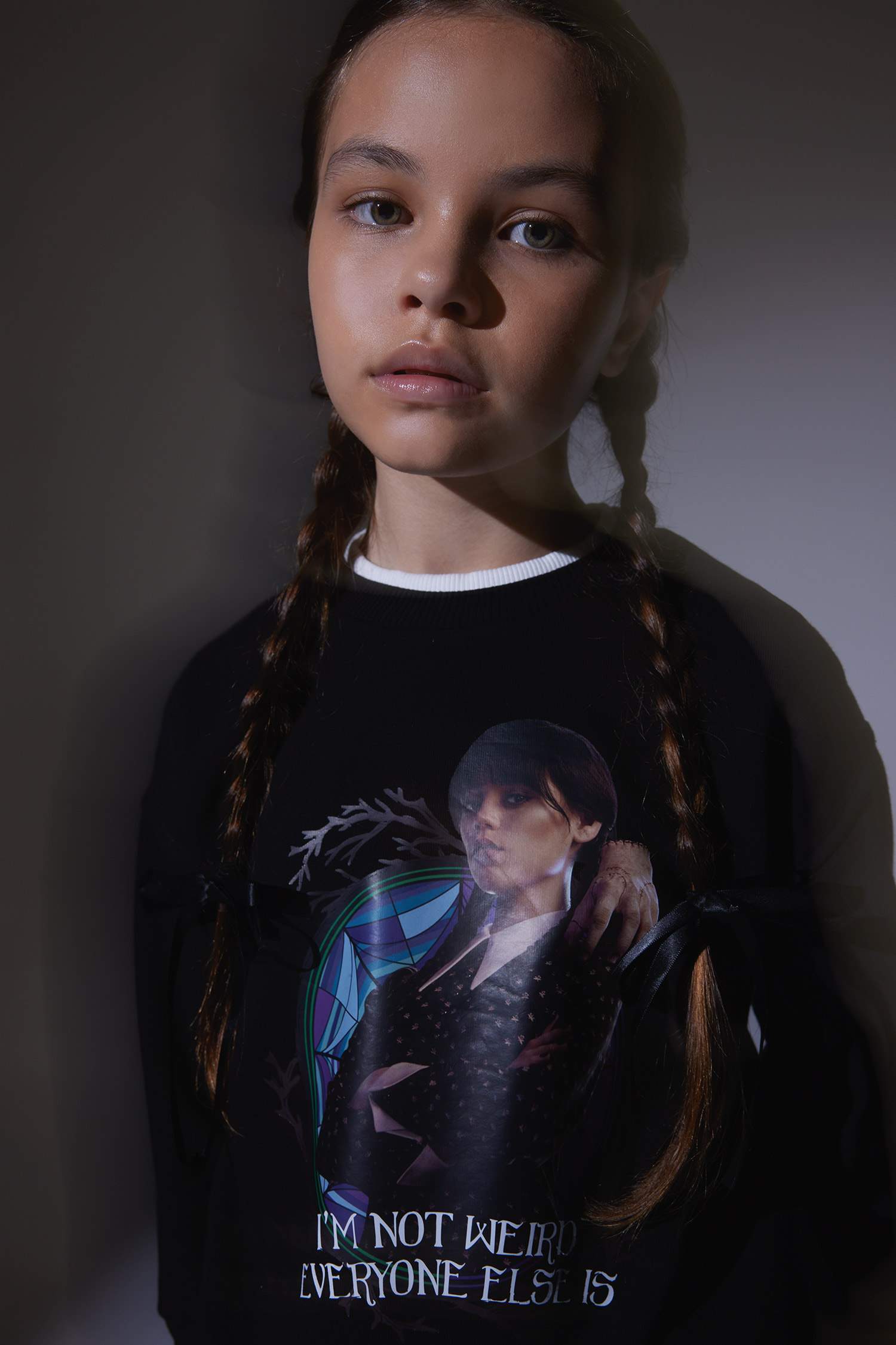 Girl Wednesday Oversize Fit Crew Neck Sweatshirt