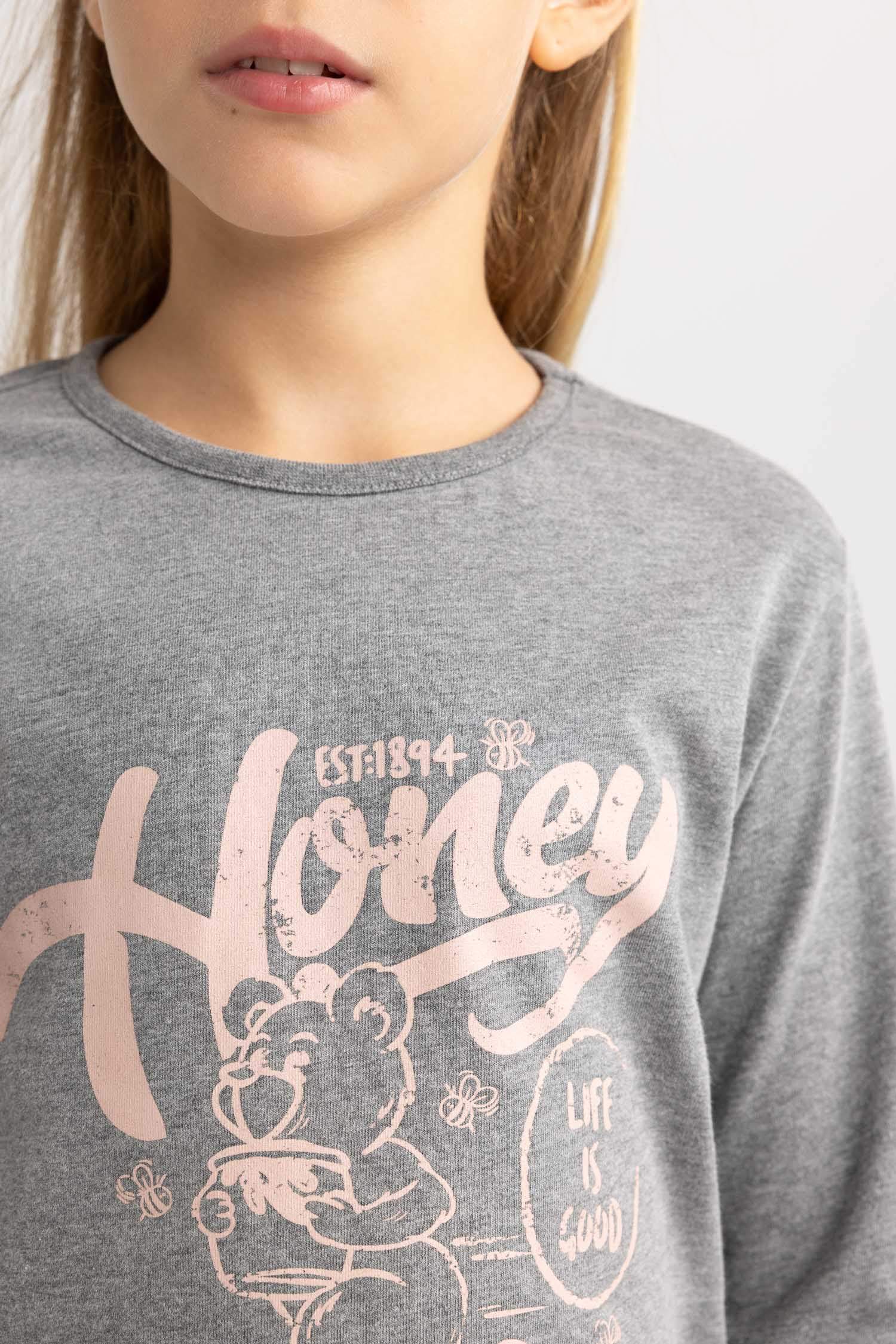 Қыздарға қалыпты пішім 2 Трикотаж пижамалар