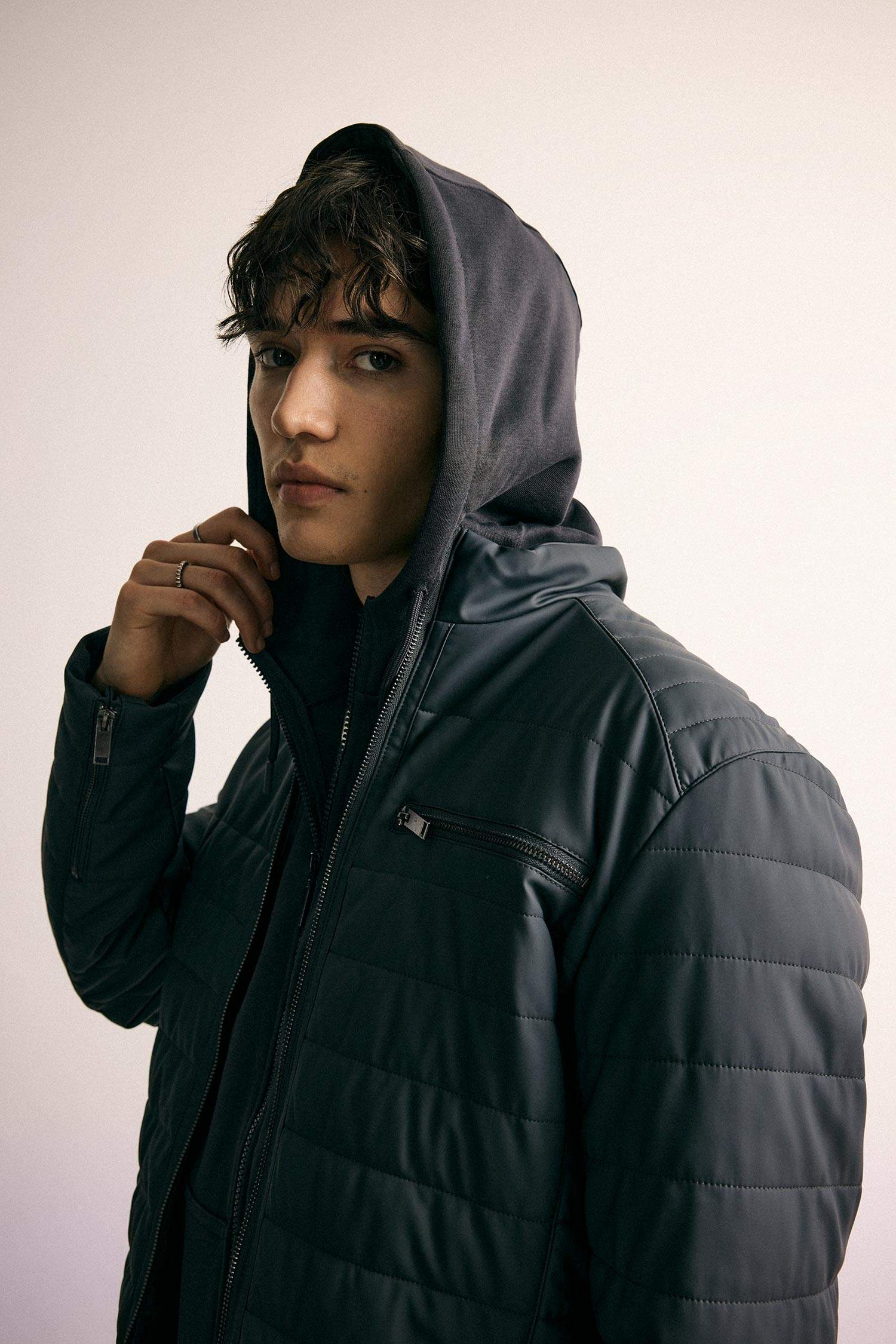 Waterproof Slim Fit Faux Leather Jacket