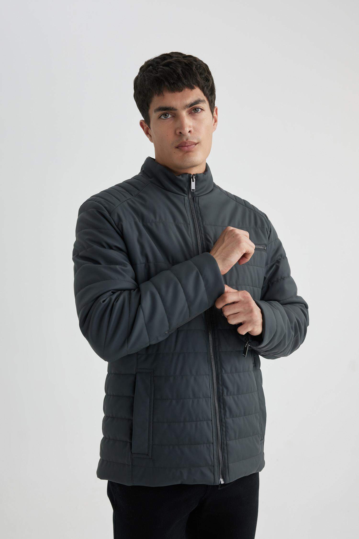 Waterproof Slim Fit Faux Leather Jacket