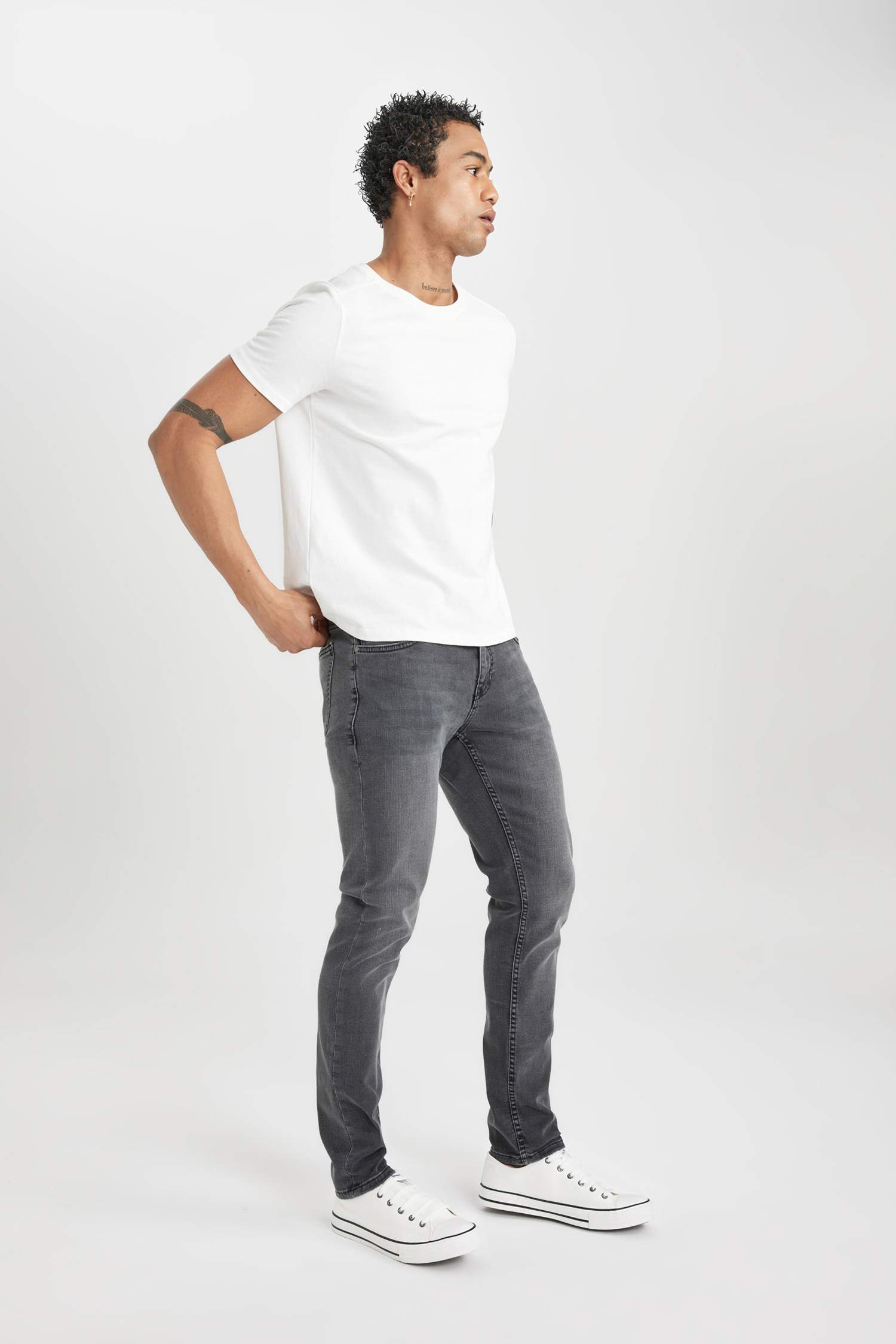 Carlo Skinny Fit Normal Waist Extra Narrow Leg Jeans