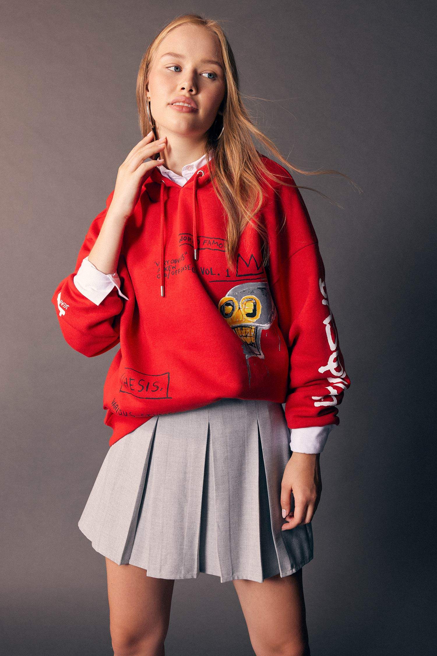 سويت شيرت اوفر سايز من جان ميشيل باسكيات