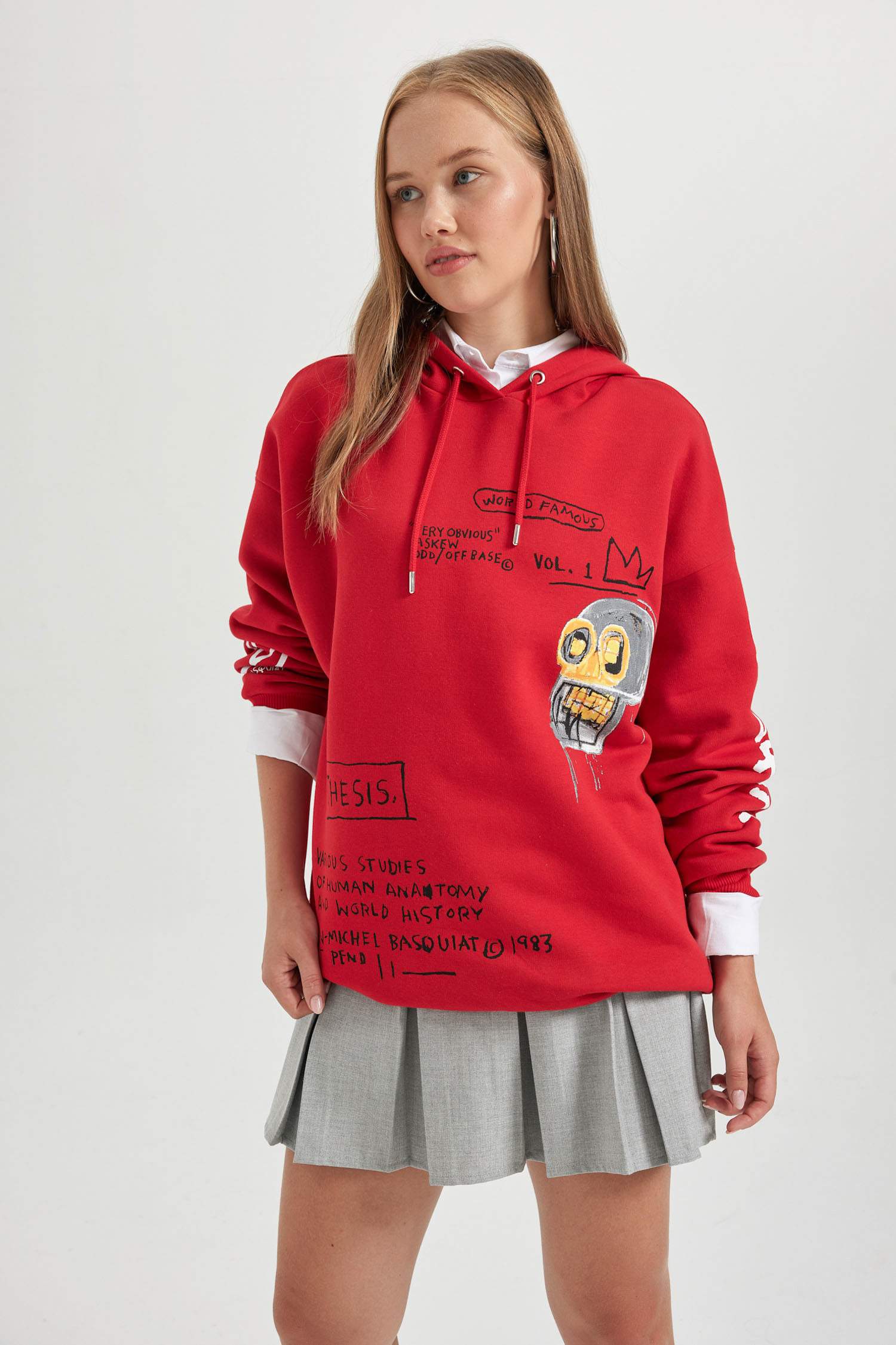 سويت شيرت اوفر سايز من جان ميشيل باسكيات