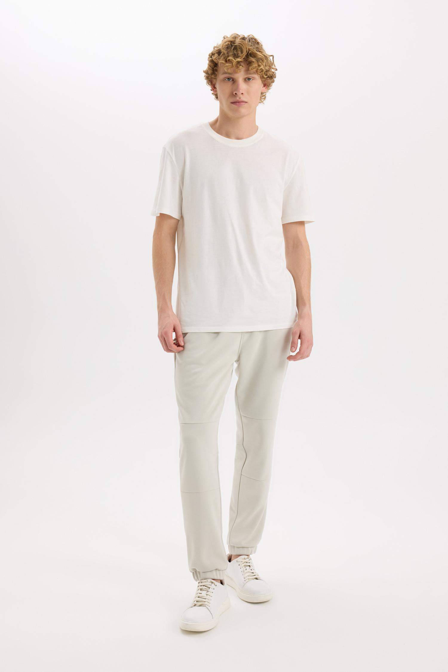 Regular Fit İnce Eşofman Altı Fermuar Cepli Beli Bağcıklı Lastikli Paça